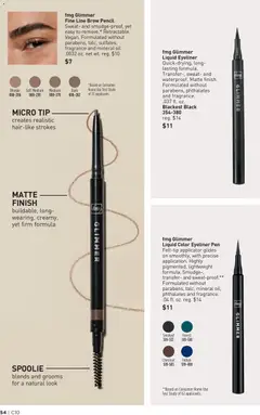 Preview of Avon weekly ads valid from 06.05.2026 | Page: 54 | Products: Pencil, Pen, Fragrance, Eyeliner