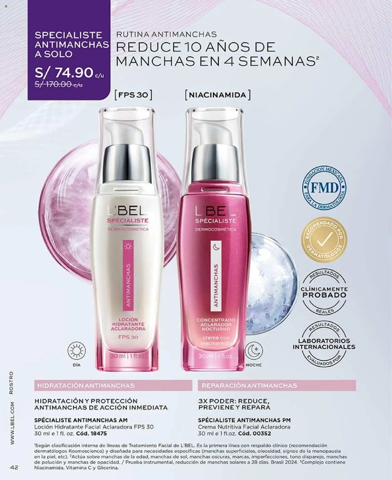 Catálogo L'Bel válido desde 11/07/2026 | Página: 42 | Productos: Crema