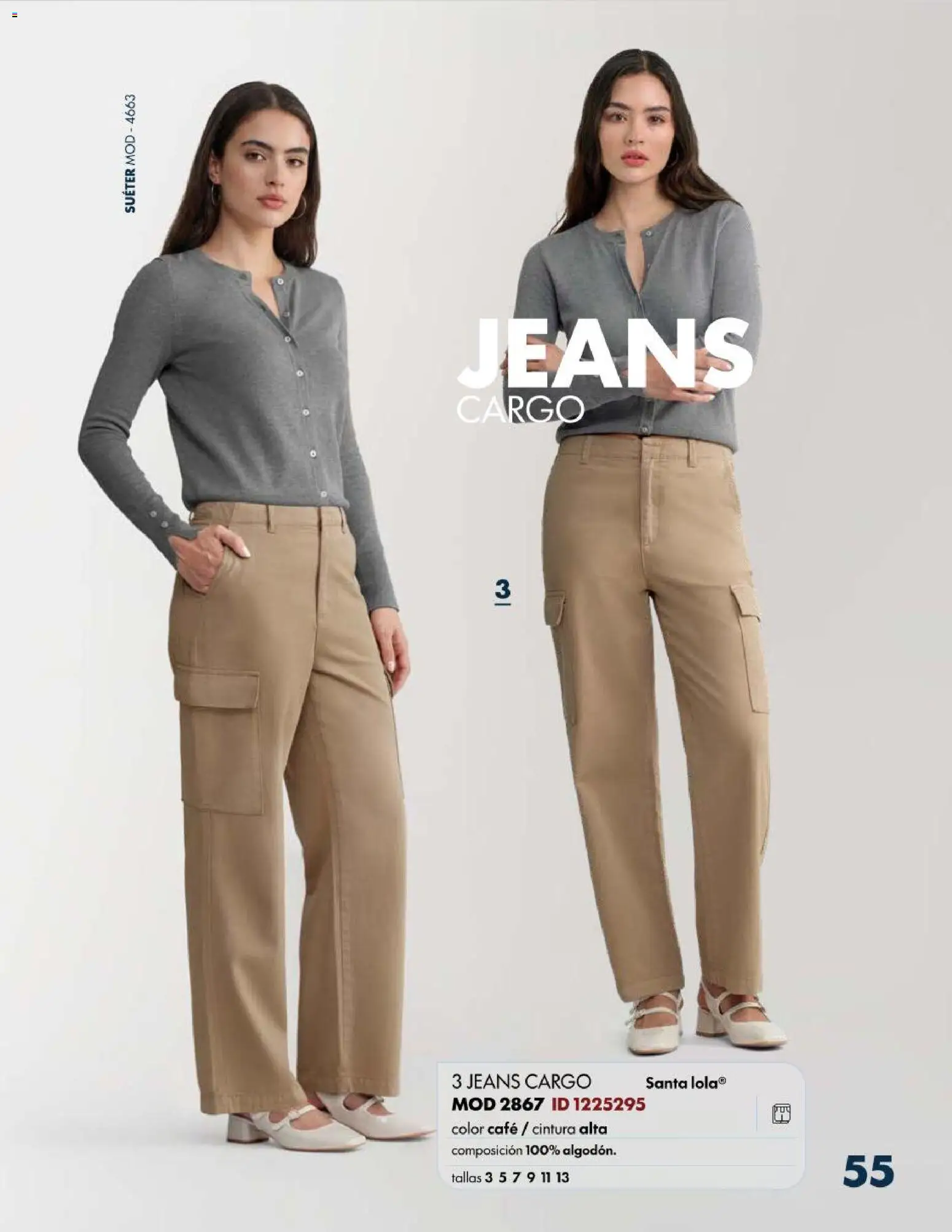 Nuevas ofertas de Price Shoes válidas en toda la República Mexicana desde el 03/08/2026. ¡Encuentra las mejores ofertas en Price Shoes catálogo Jeans! | Página: 55 | Productos: Suéter, Café