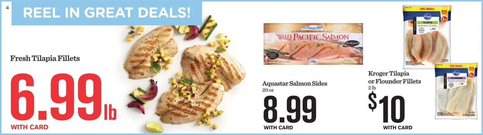 Mariano's Weekly Ad - valid from 07/15/2026 | Page: 10 | Products: Tilapia, Salmon