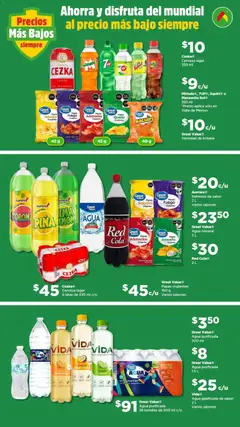 Vista previa de Bodega Aurrerá folleto Golazo, nuevo folleto de la tienda, válido en México a partir del 05/06/2026 | Página: 3 | Productos: Queso, Cerveza, Piña, Vitaminas