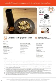 Preview of Harvey Norman Small Appliance – Proudly Powering the MasterChef Kitchen - valid from 06/07/2026 | Page: 10 | Products: Olive oil, Water, Pepper, Iron
