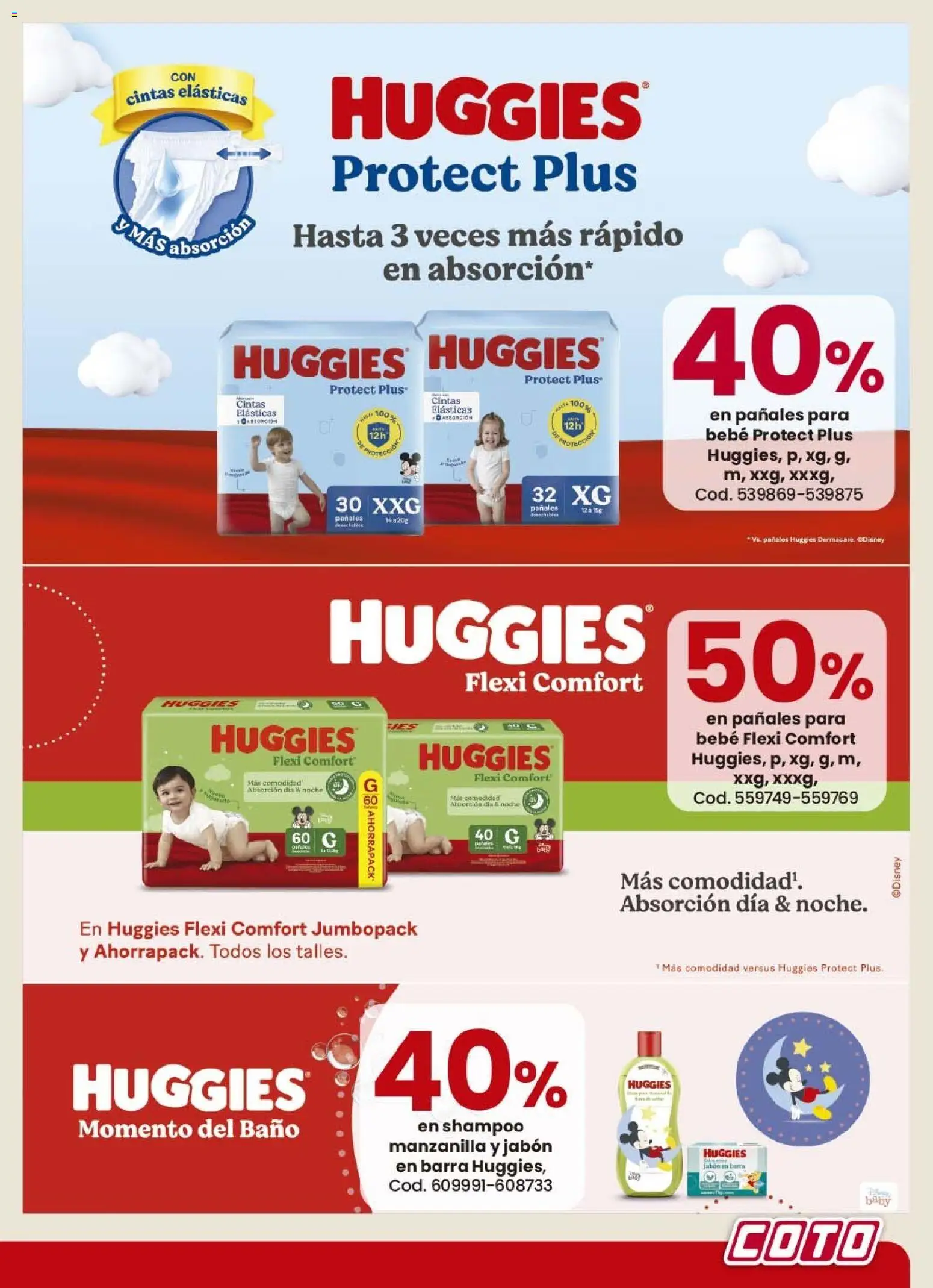 Coto - ESPECIAL Bebé │ válido desde el 29/06/2026 | Página: 3 | Productos: Baño, Shampoo, Jabón, Pañales