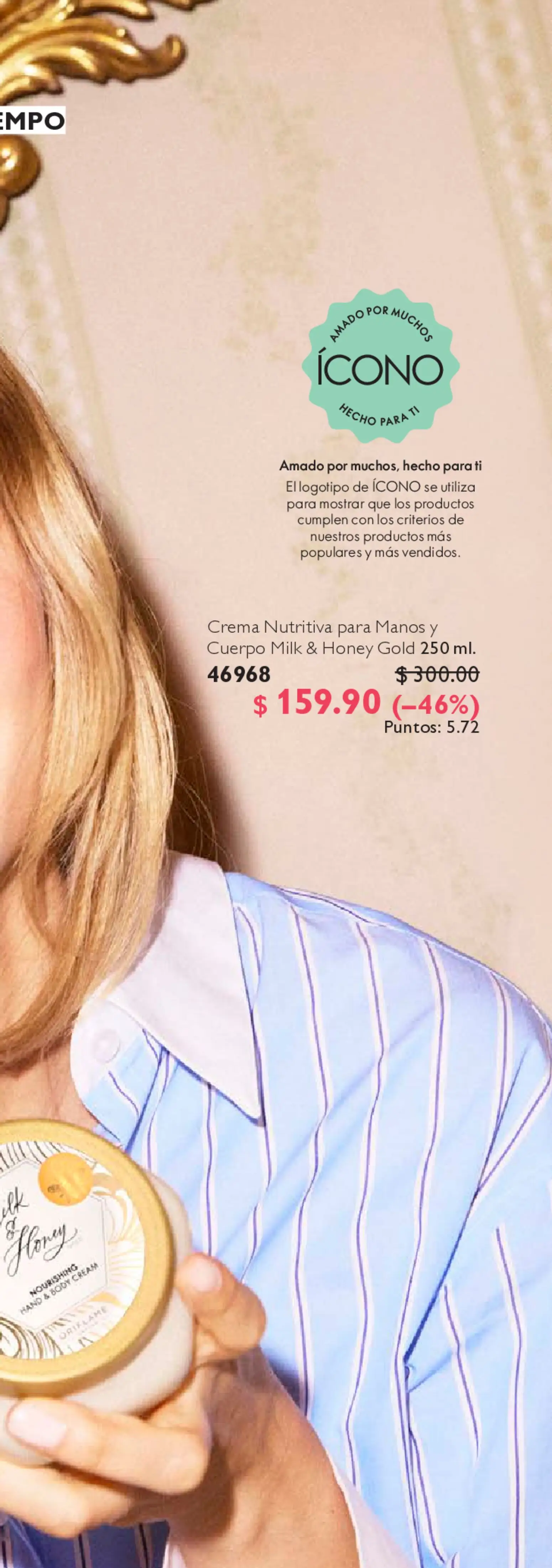 Nuevas ofertas de Oriflame válidas en toda la República Mexicana desde el 09.05.2026. ¡Encuentra las mejores ofertas en Oriflame campaña 7 2026! | Página: 227 | Productos: Crema, Body
