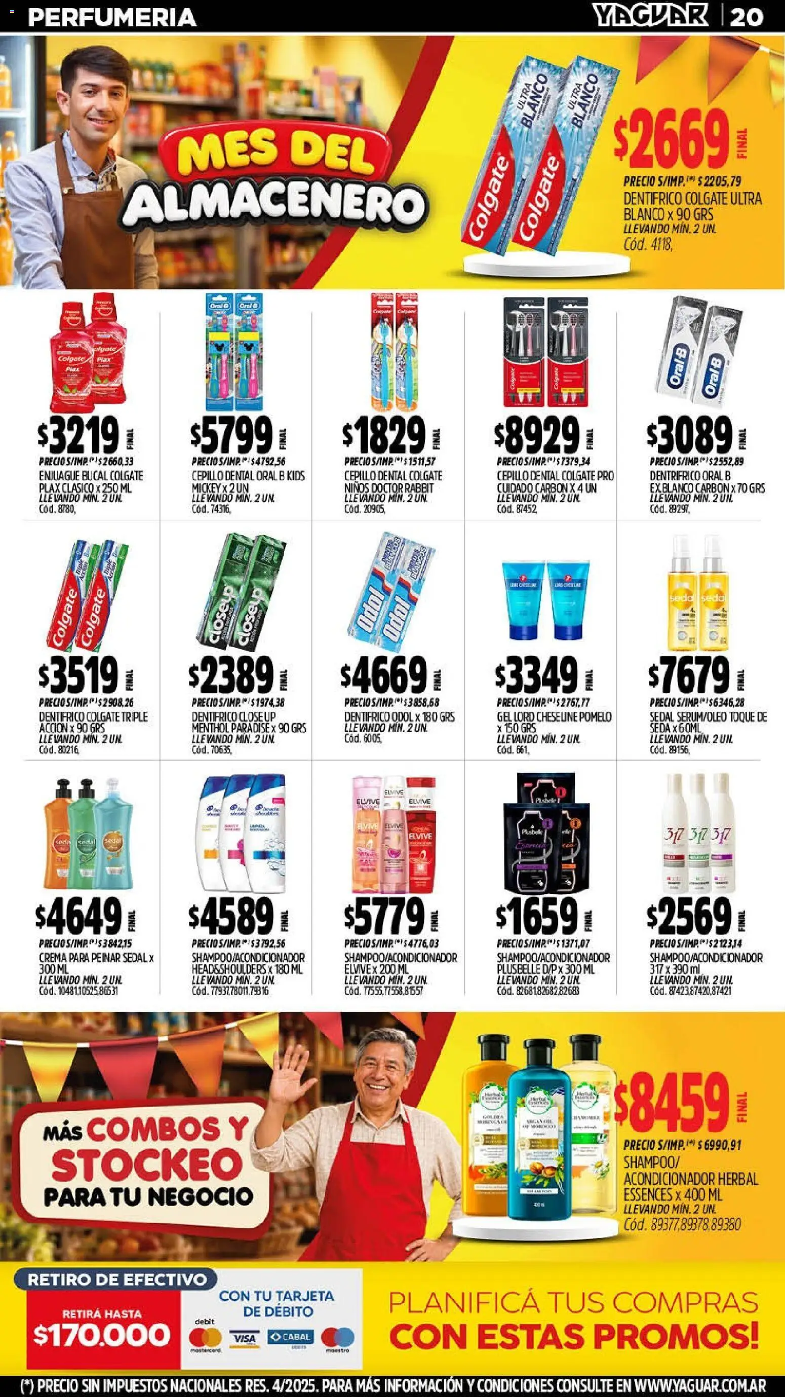 Yaguar - Oferta Semanal Jujuy │ válido desde el 07/09/2026 | Página: 19 | Productos: Cepillo, Enjuague bucal, Pomelo, Crema