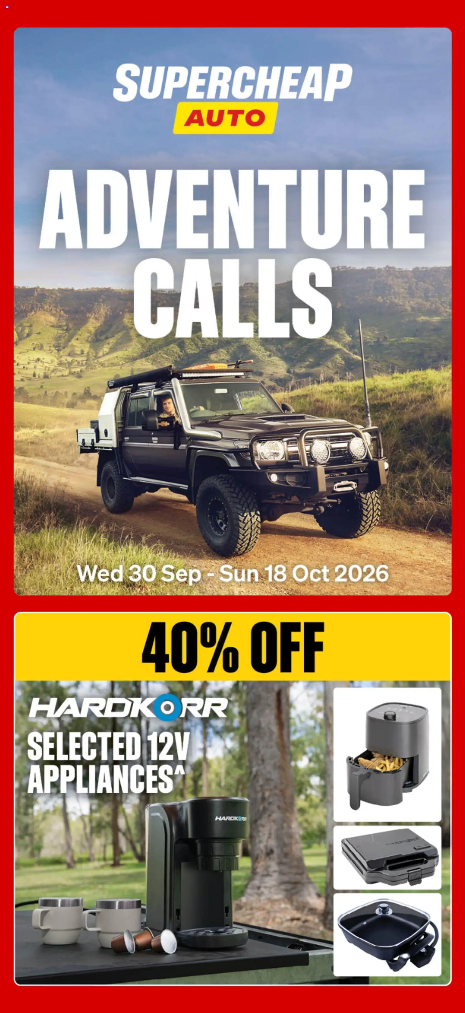 Supercheap Auto catalogue - valid from 30/09/2026 | Page: 1
