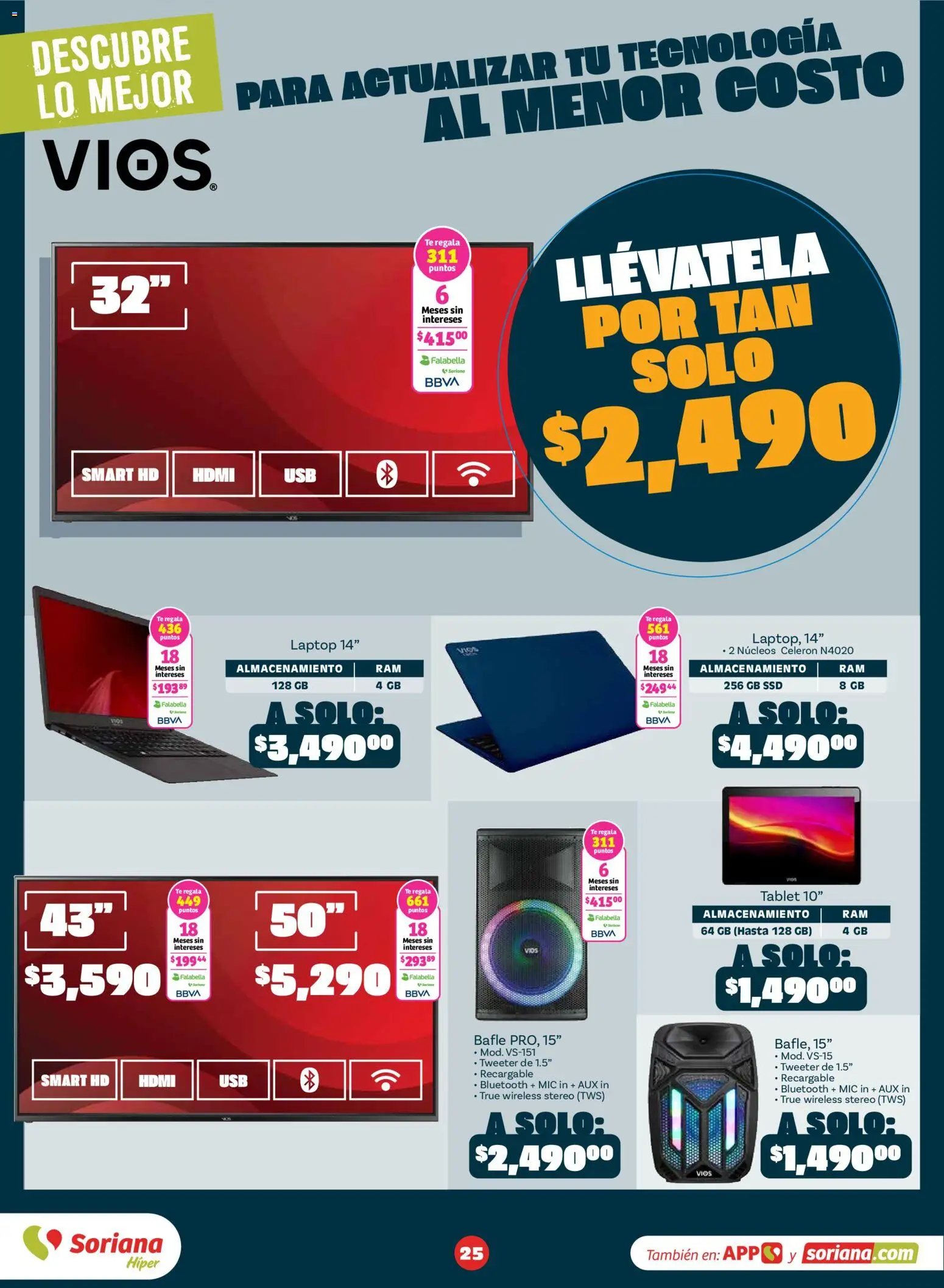Nuevas ofertas de Soriana válidas en toda la República Mexicana desde el 18/09/2026. ¡Encuentra las mejores ofertas en Soriana Descubre lo mejor al mejor precio Híper Nacional! | Página: 25