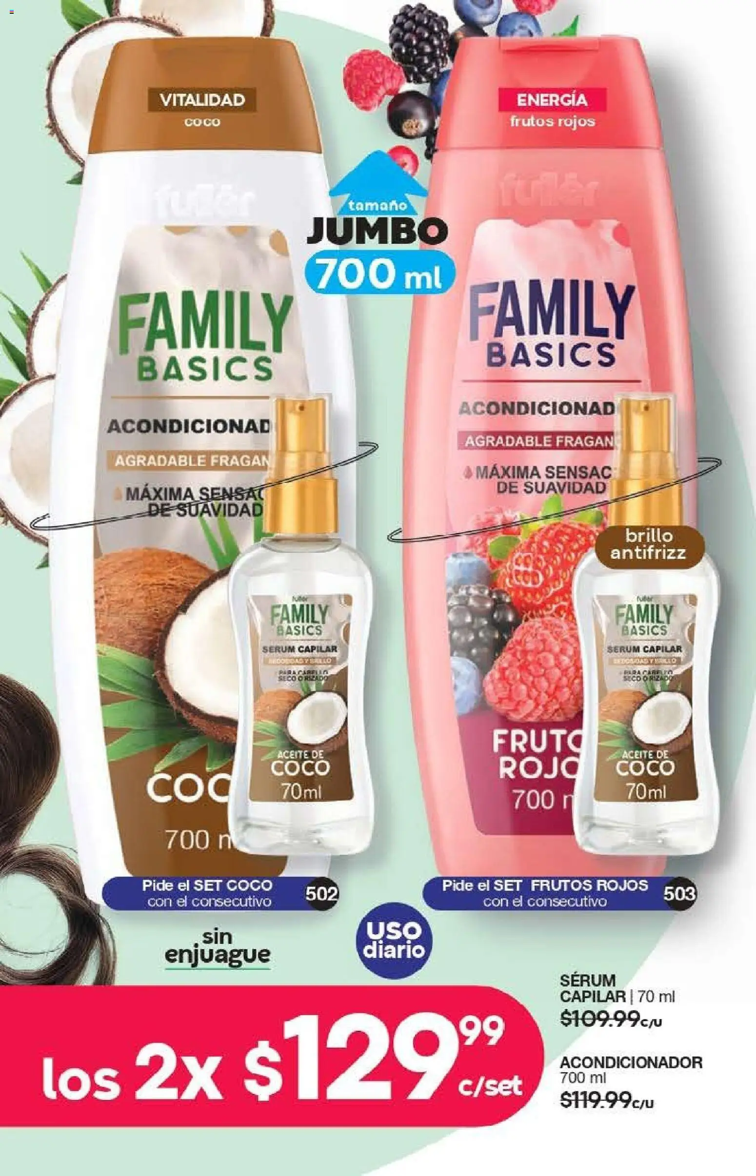 Nuevas ofertas de Fuller válidas en toda la República Mexicana desde el 13.05.2026. ¡Encuentra las mejores ofertas en Fuller campaña 3 2026! | Página: 134 | Productos: Serum, Brillo, Aceite, Acondicionador