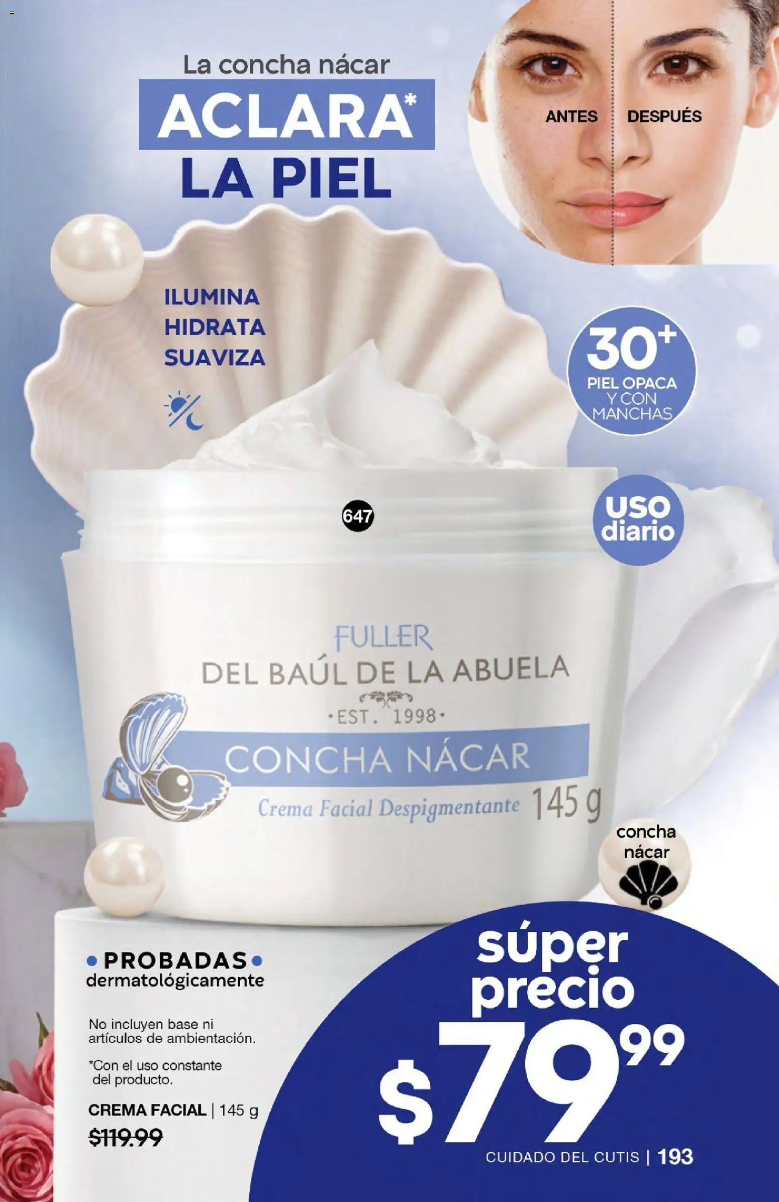 Nuevas ofertas de Fuller válidas en toda la República Mexicana desde el 24.06.2026. ¡Encuentra las mejores ofertas en Fuller campaña 6 2026! | Página: 166 | Productos: Crema