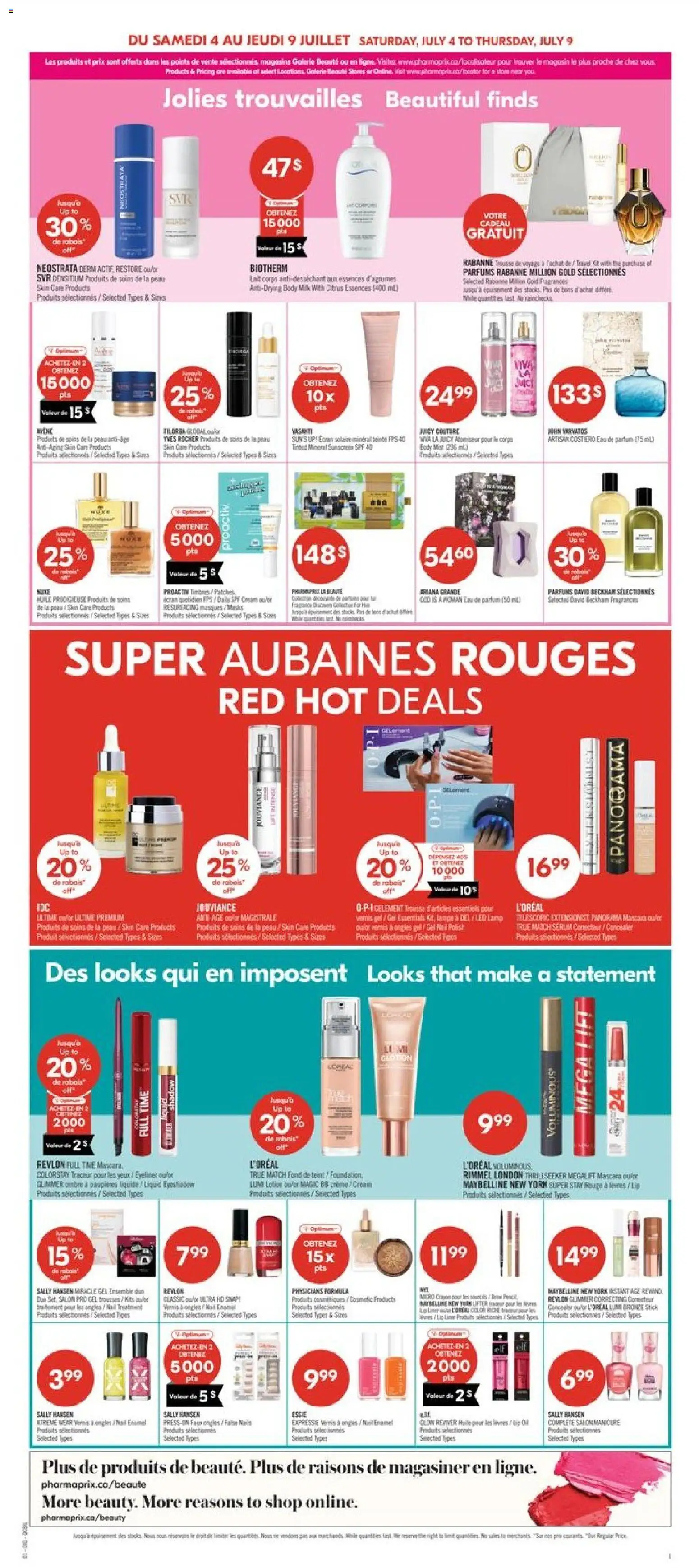 Pharmaprix flyer valid from Jul 3, 2026 | Page: 8