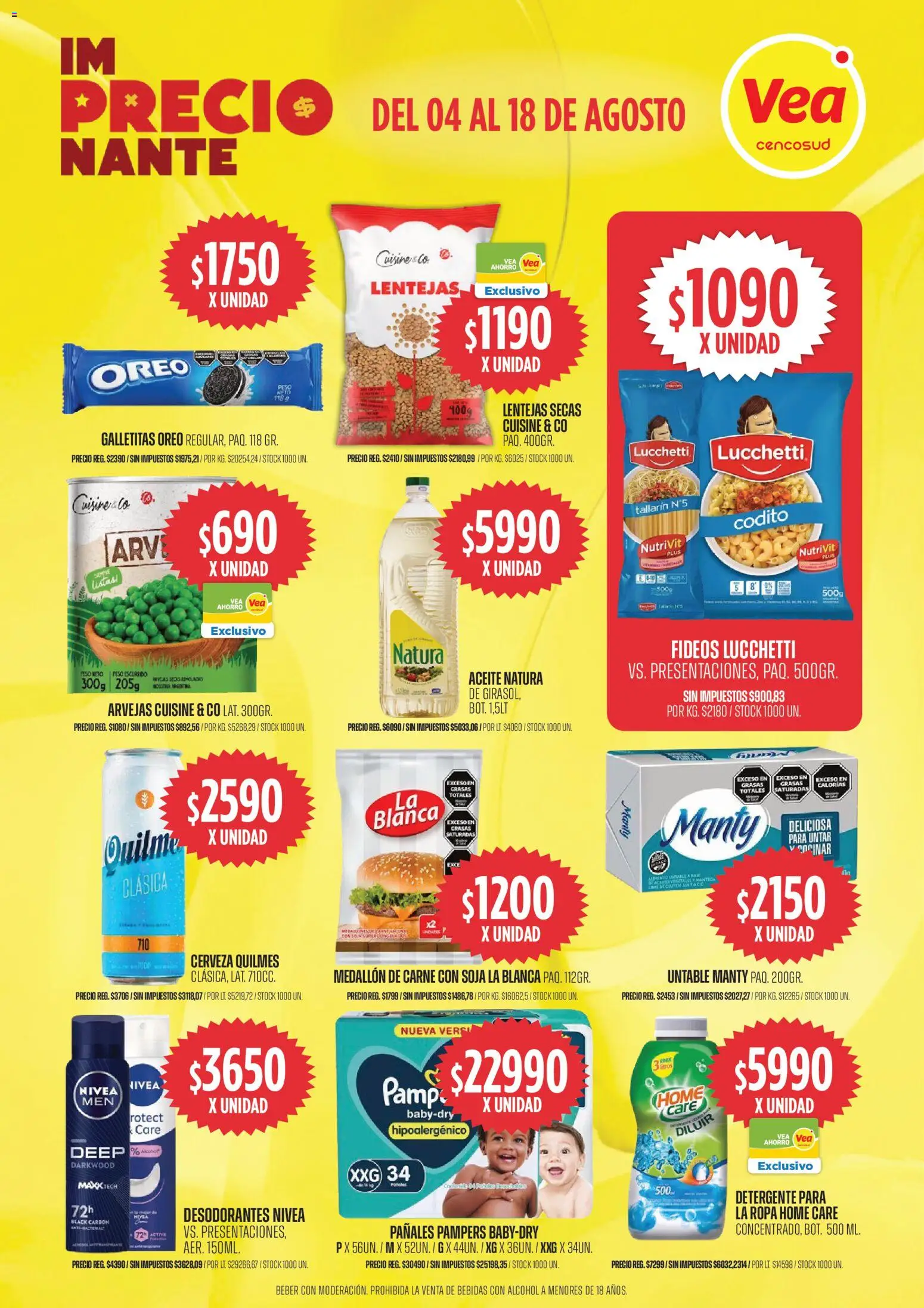 Vea ofertas │ válido desde el 04/08/2026 | Página: 2 | Productos: Lentejas, Aceite, Detergente, Cerveza