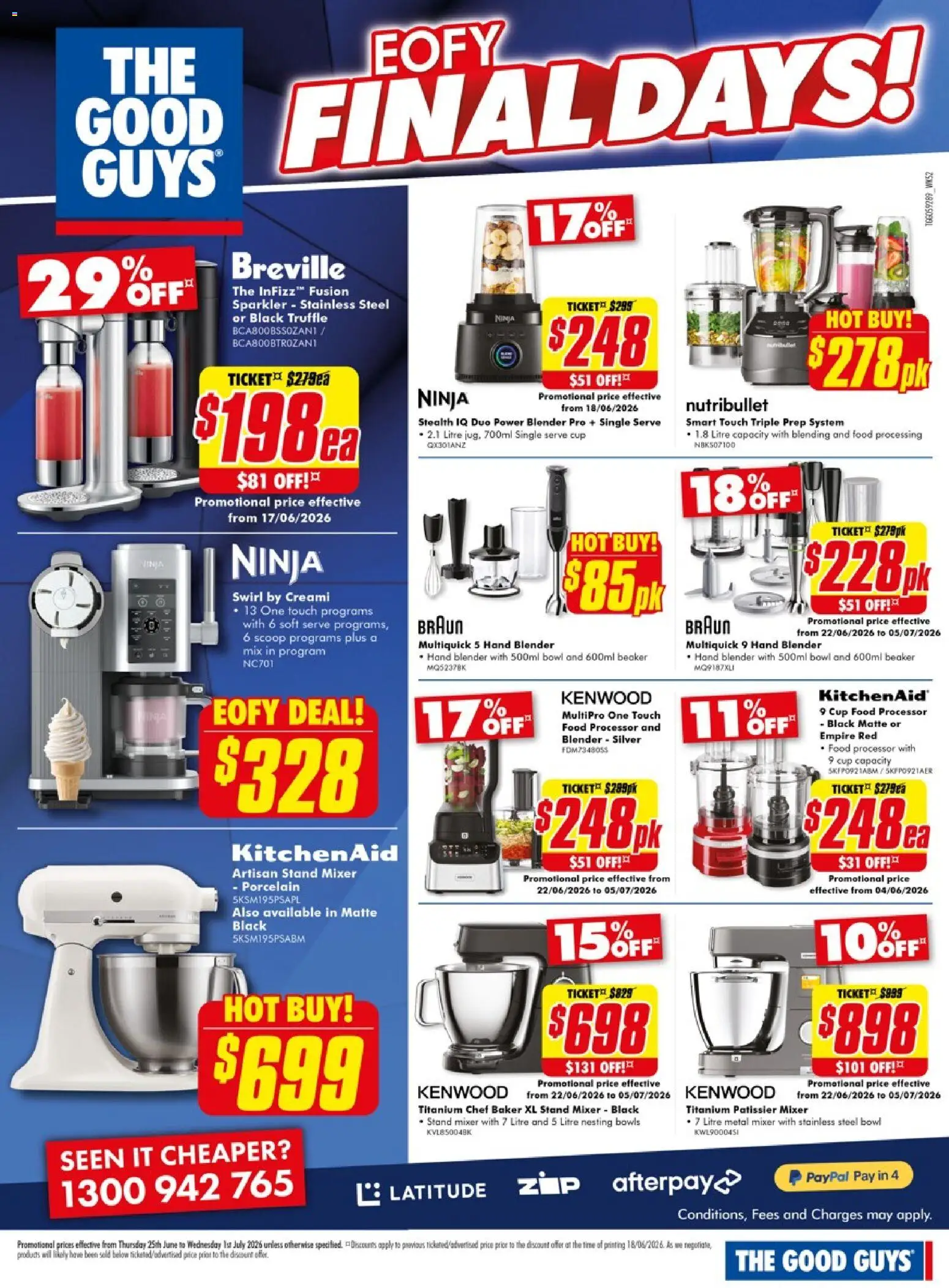 The Good Guys catalogue - valid from 25/06/2026 | Page: 16 | Products: Blender, Mixer, Food processor