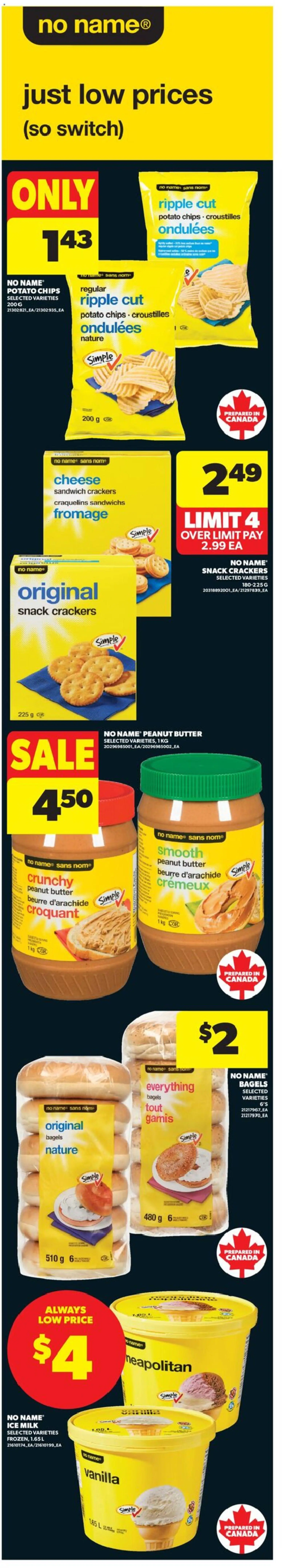 Real Canadian Superstore flyer valid from 07.05.2026 | Page: 7 | Products: Chips, Milk, Butter, Cheese