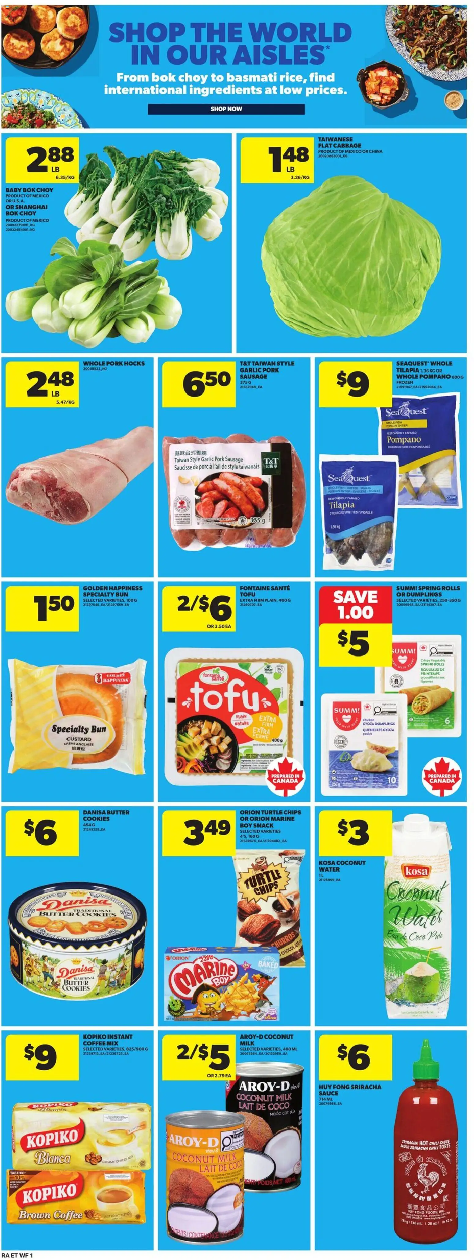 Atlantic Superstore flyer valid from Jul 16, 2026 | Page: 18 | Products: Coconut milk, Cookies, Sausage, Chicken