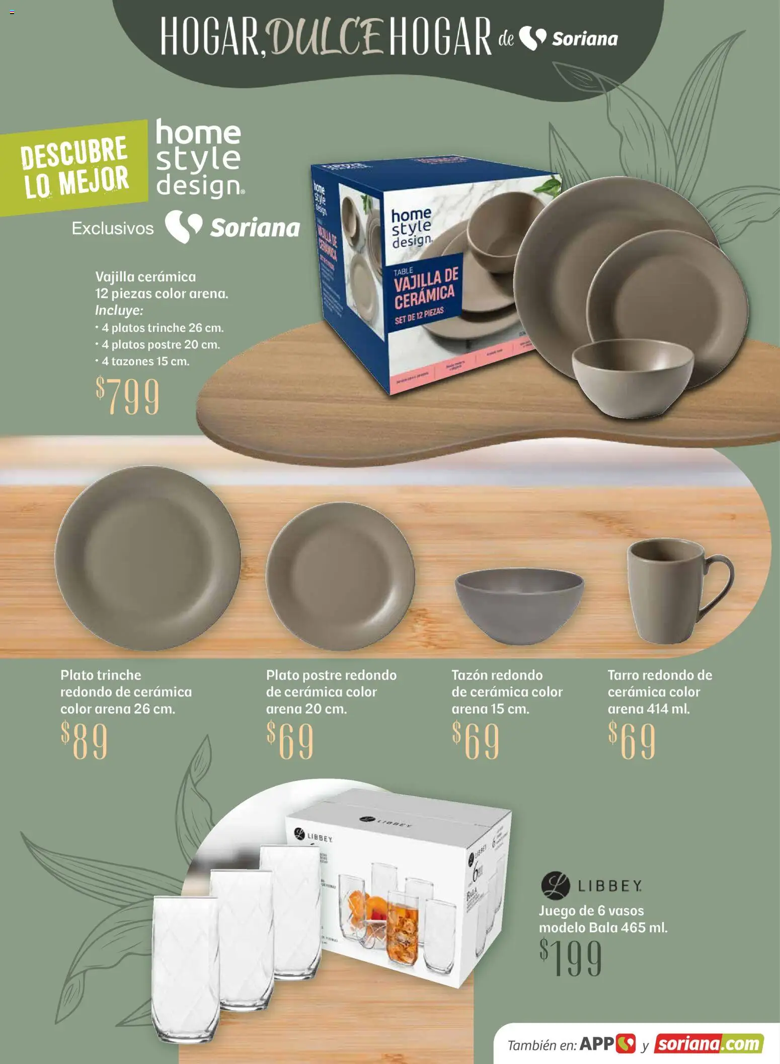 Nuevas ofertas de Soriana válidas en toda la República Mexicana desde el 15.04.2026. ¡Encuentra las mejores ofertas en Soriana Hogar Dulce Hogar Híper Nacional! | Página: 9 | Productos: Juego, Vasos