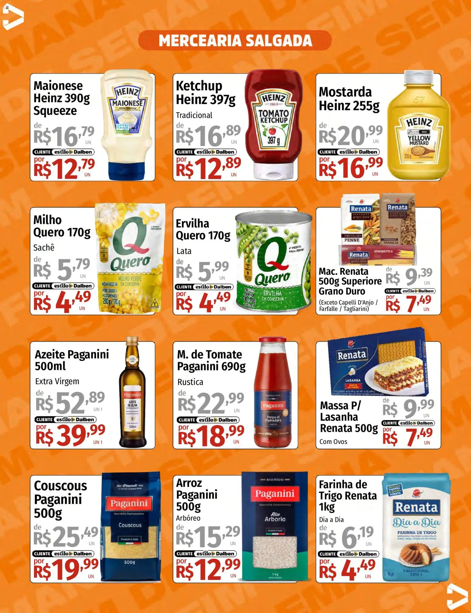 Supermercado Dalben Folheto - válido de 15.05.2026 | Página: 7 | Produtos: Ervilha, Ketchup, Lasanha, Maionese