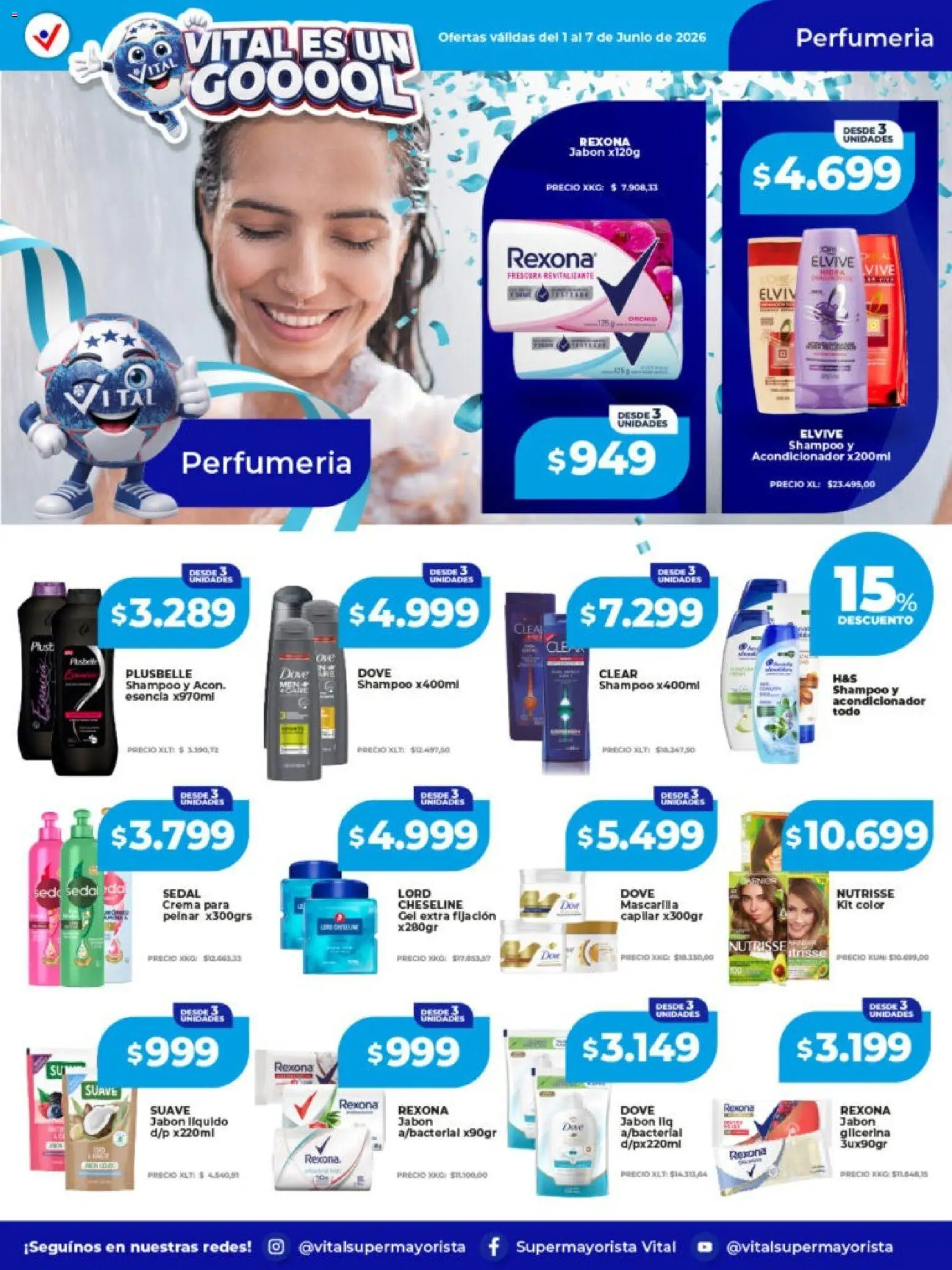 Vital - Ofertas - Mar del Plata │ válido desde el 01.06.2026 | Página: 2 | Productos: Mascarilla, Acondicionador, Jabón, Crema