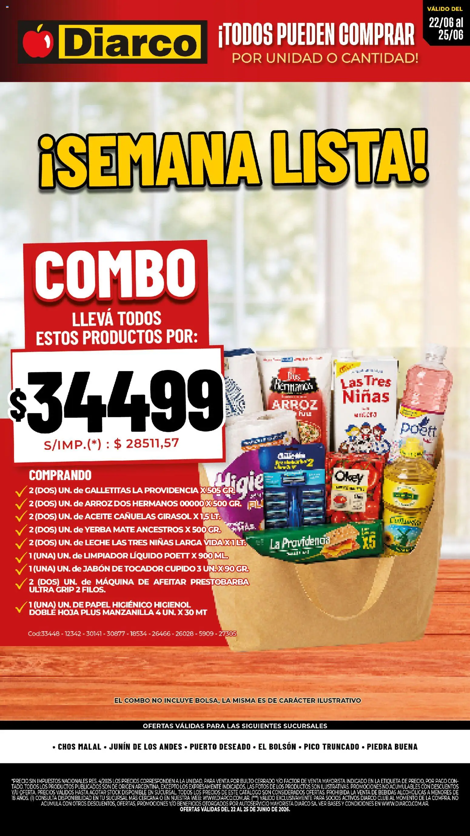 Diarco - Semana Lista │ válido desde el 22/06/2026 | Página: 1