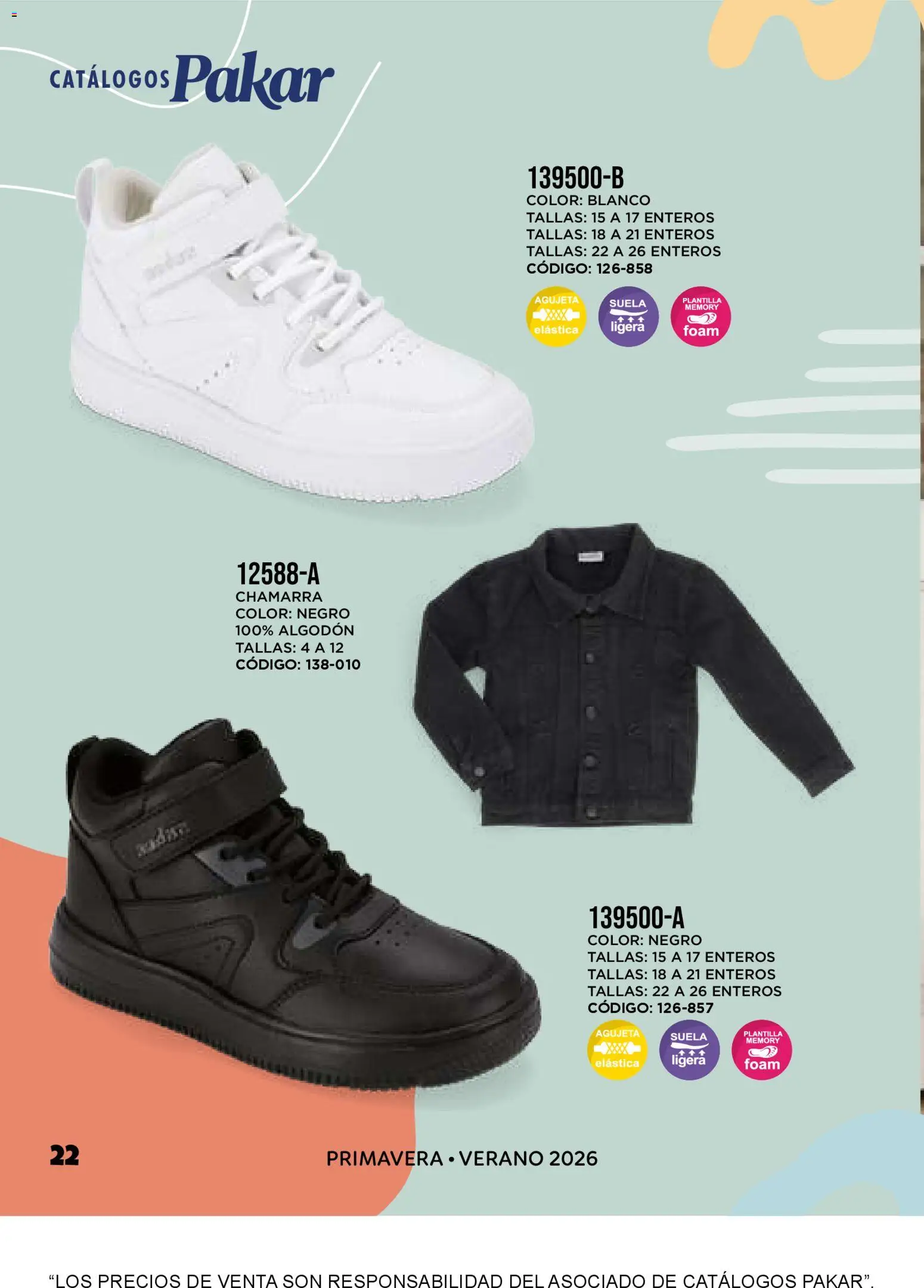 Nuevas ofertas de SC Pakar válidas en toda la República Mexicana desde el 30/01/2026. ¡Encuentra las mejores ofertas en SC Pakar catálogo Audas! | Página: 22 | Productos: Chamarra, Algodón