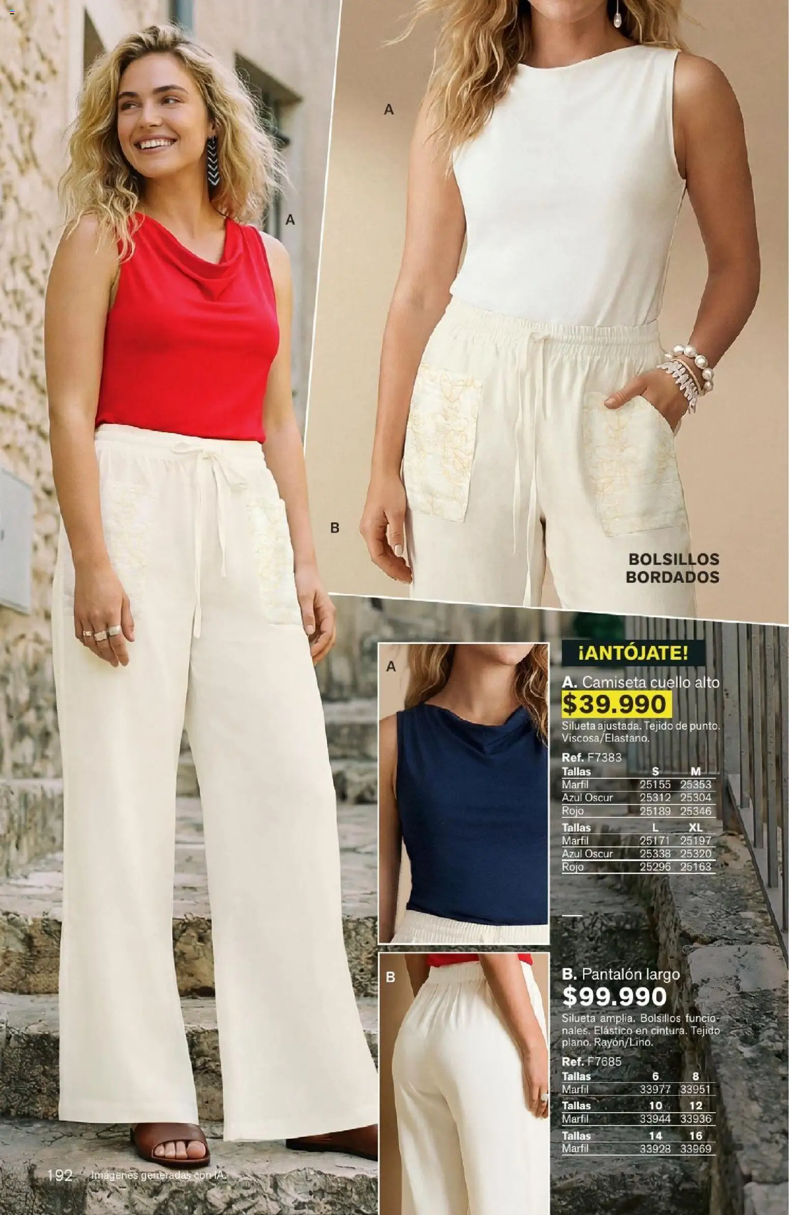 Leonisa revista - valida desde el 04/08/2026 | Página: 192 | Productos: Camiseta, Cuello