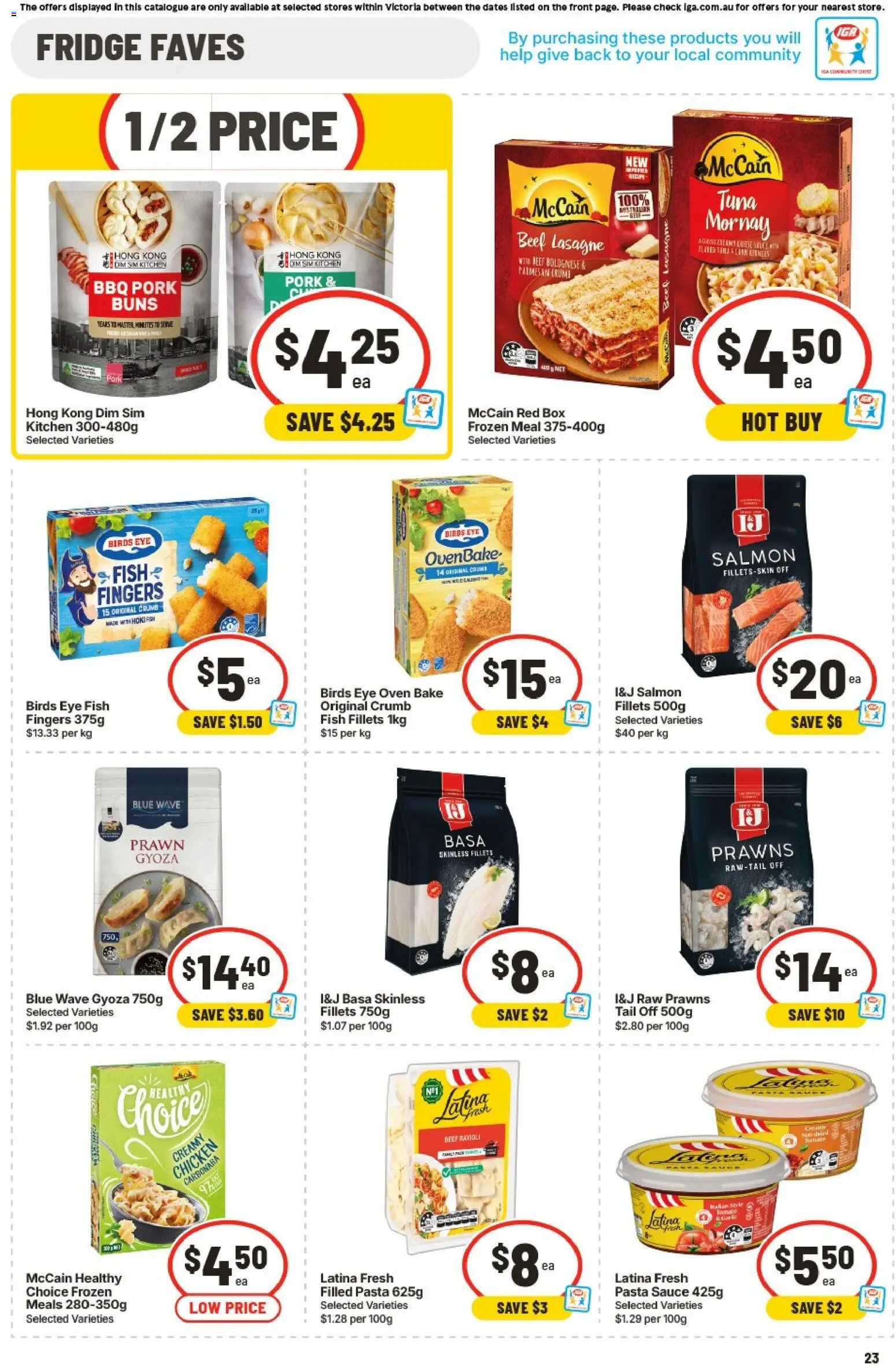 IGA catalogue - valid from 17.06.2026 | Page: 20 | Products: Fish, Beef, Prawns, Sauce