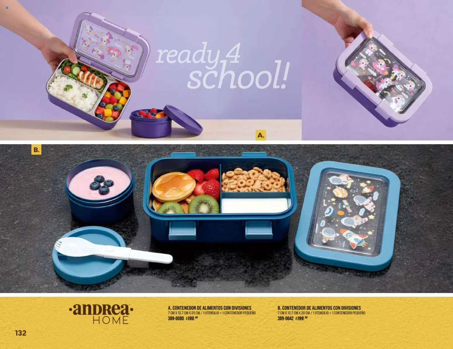 Nuevas ofertas de Andrea válidas en toda la República Mexicana desde el 25/01/2026. ¡Encuentra las mejores ofertas en Andrea catálogo Home! | Página: 132 | Productos: Contenedor