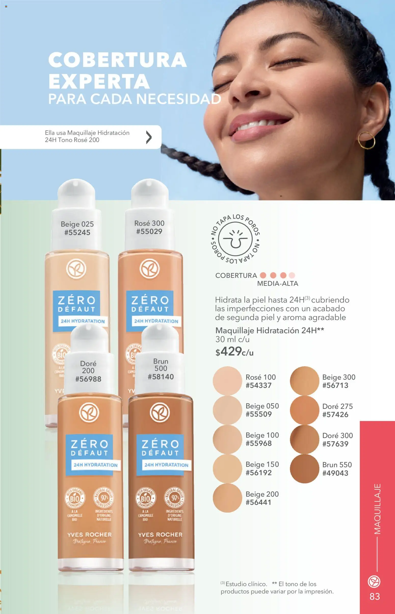 Nuevas ofertas de Yves Rocher válidas en toda la República Mexicana desde el 27/10/2026. ¡Encuentra las mejores ofertas en Yves Rocher campaña 15 2026! | Página: 85