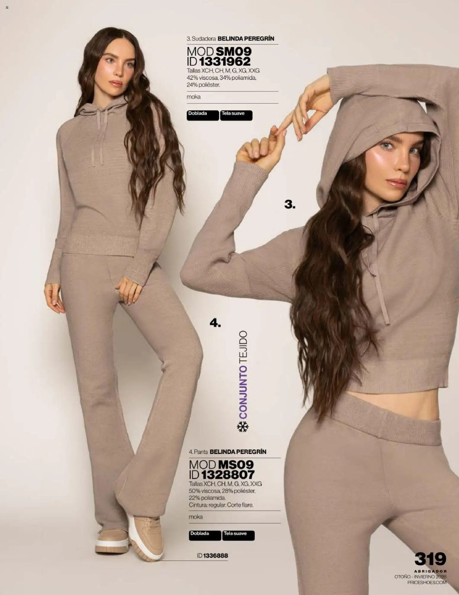 Nuevas ofertas de Price Shoes válidas en toda la República Mexicana desde el 16/09/2026. ¡Encuentra las mejores ofertas en Price Shoes catálogo Abrigador! | Página: 319 | Productos: Sudadera, Conjunto, Pants