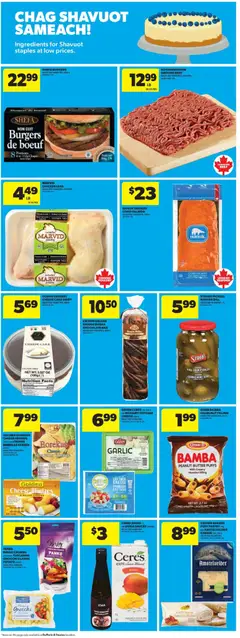Preview of Real Canadian Superstore weekly flyer / circulaire from shop Real Canadian Superstore valid from 21.05.2026 | Page: 28 | Products: Beef, Bag, Cheese, Chocolate