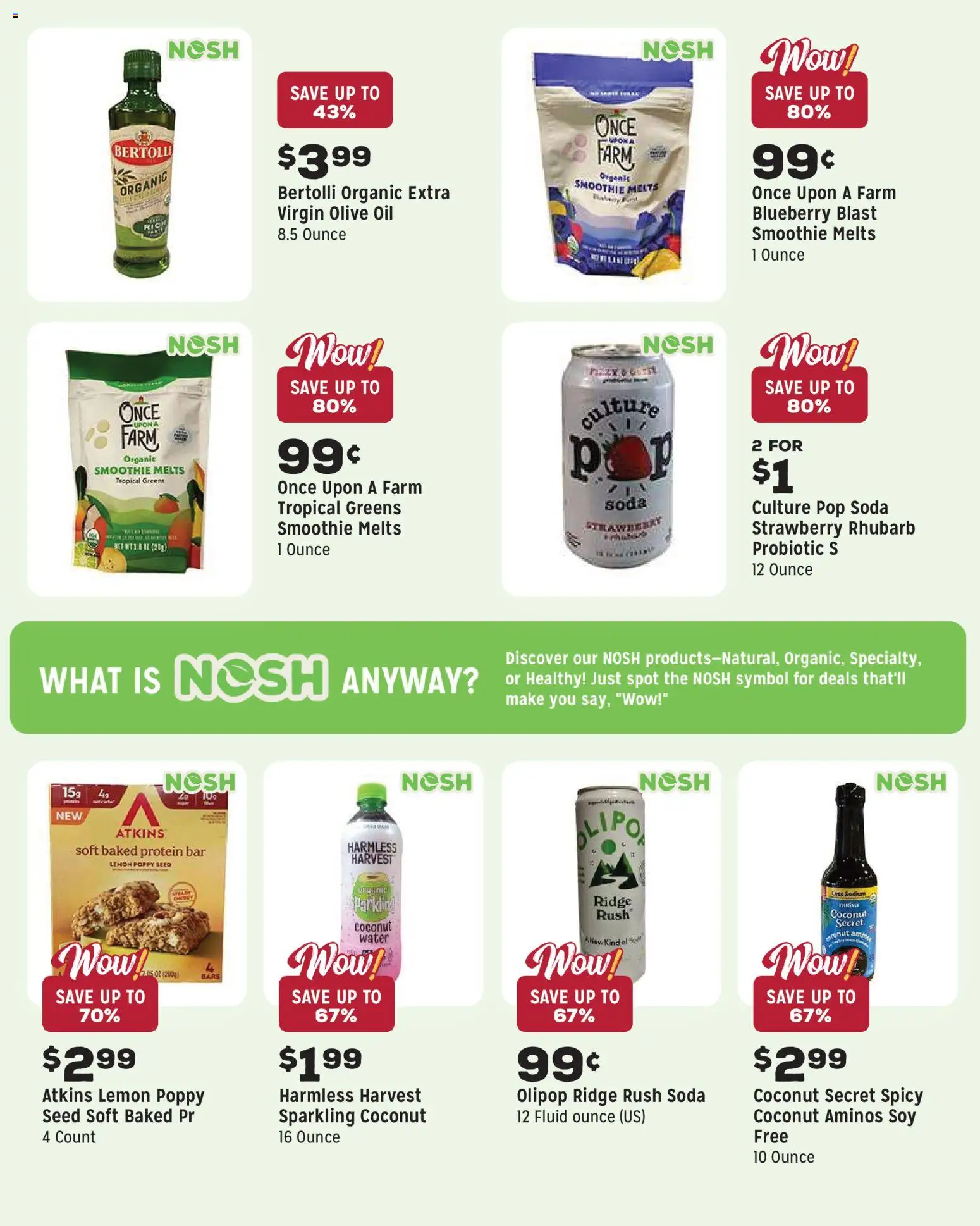 Grocery Outlet Weekly Ad - CA - valid from 03.06.2026 | Page: 6 | Products: Oil, Water, Lemon, Greens