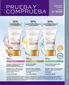 Vista previa de folleto L'Bel catálogo - Campaña 10 de la L'Bel válido desde 30/05/2026 | Página: 57 | Productos: Protector solar, Arroz, Crema
