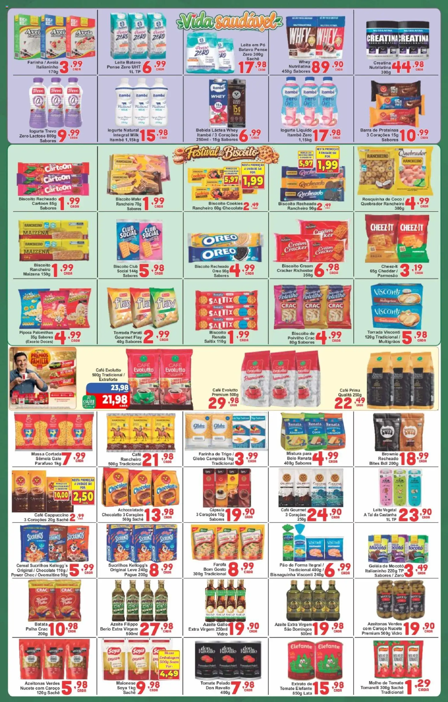 Rede Super Compras Folheto - válido de 18/09/2026 | Página: 2 | Produtos: Pó, Farinha de trigo, Café, Chocolate