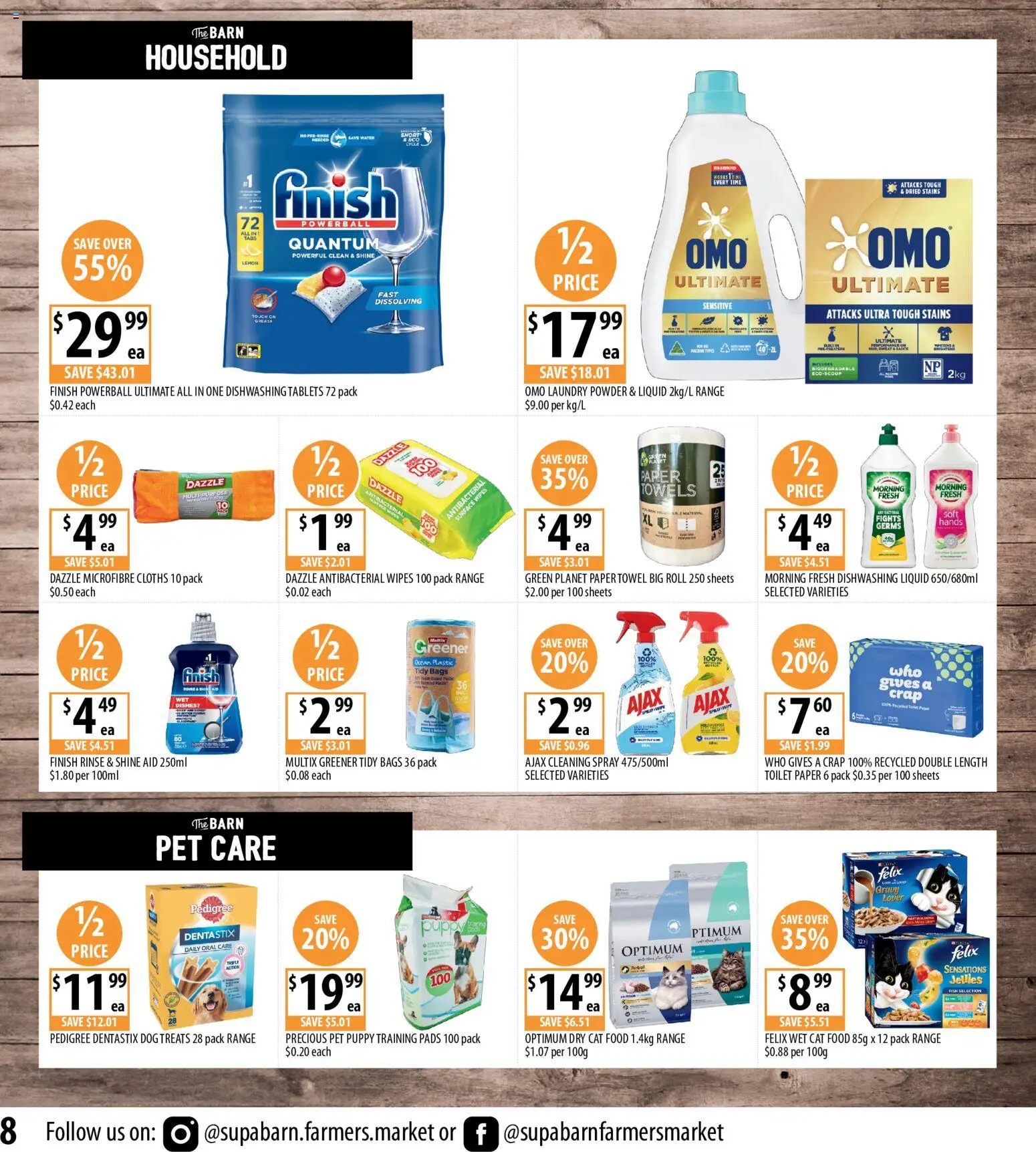 Supabarn catalogue - valid from 20.05.2026 | Page: 8 | Products: Towels, Toilet paper, Lemon, Laundry