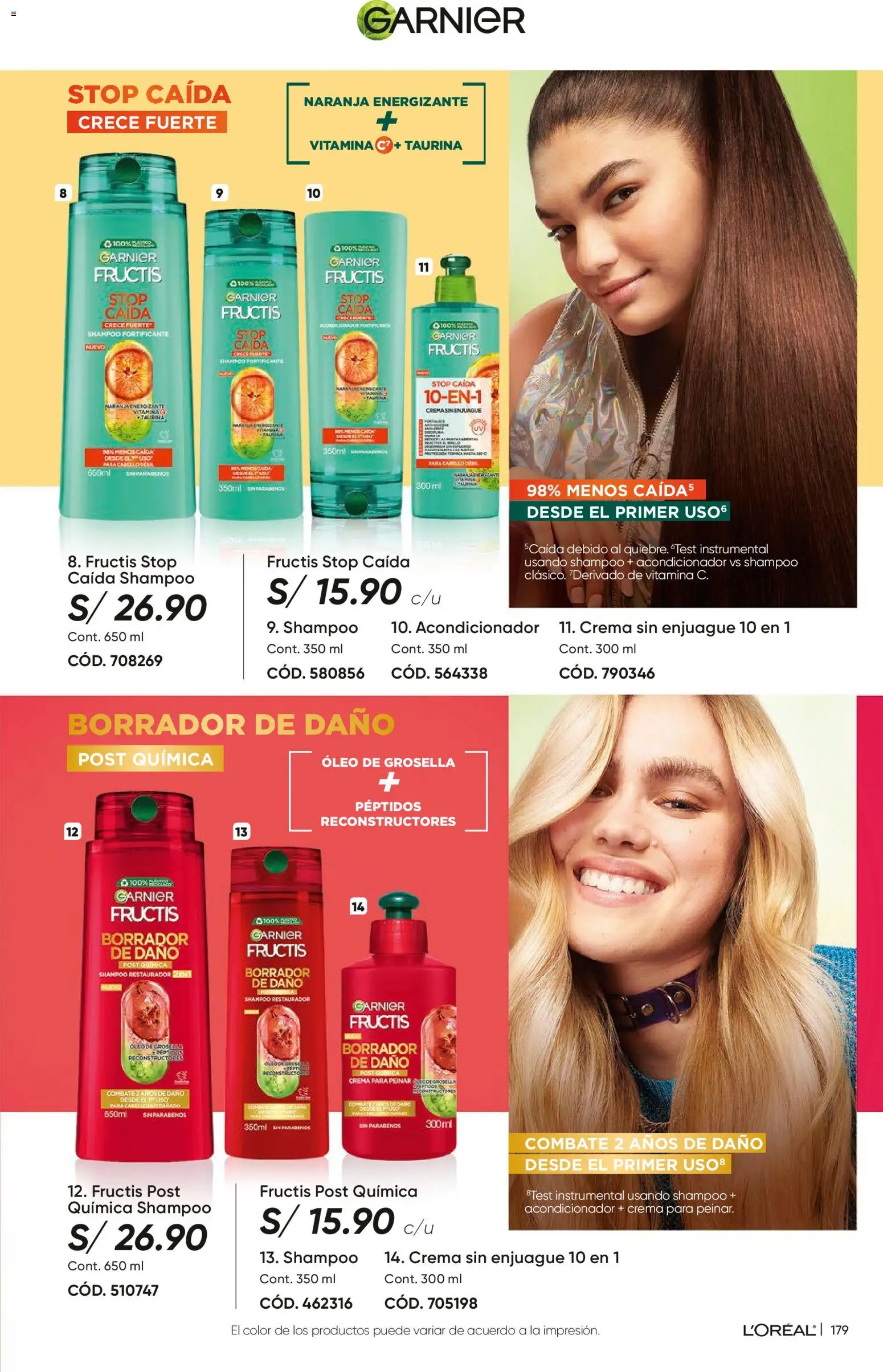 Catálogo Azzorti válido desde 27/07/2026 | Página: 181 | Productos: Shampoo, Acondicionador, Crema