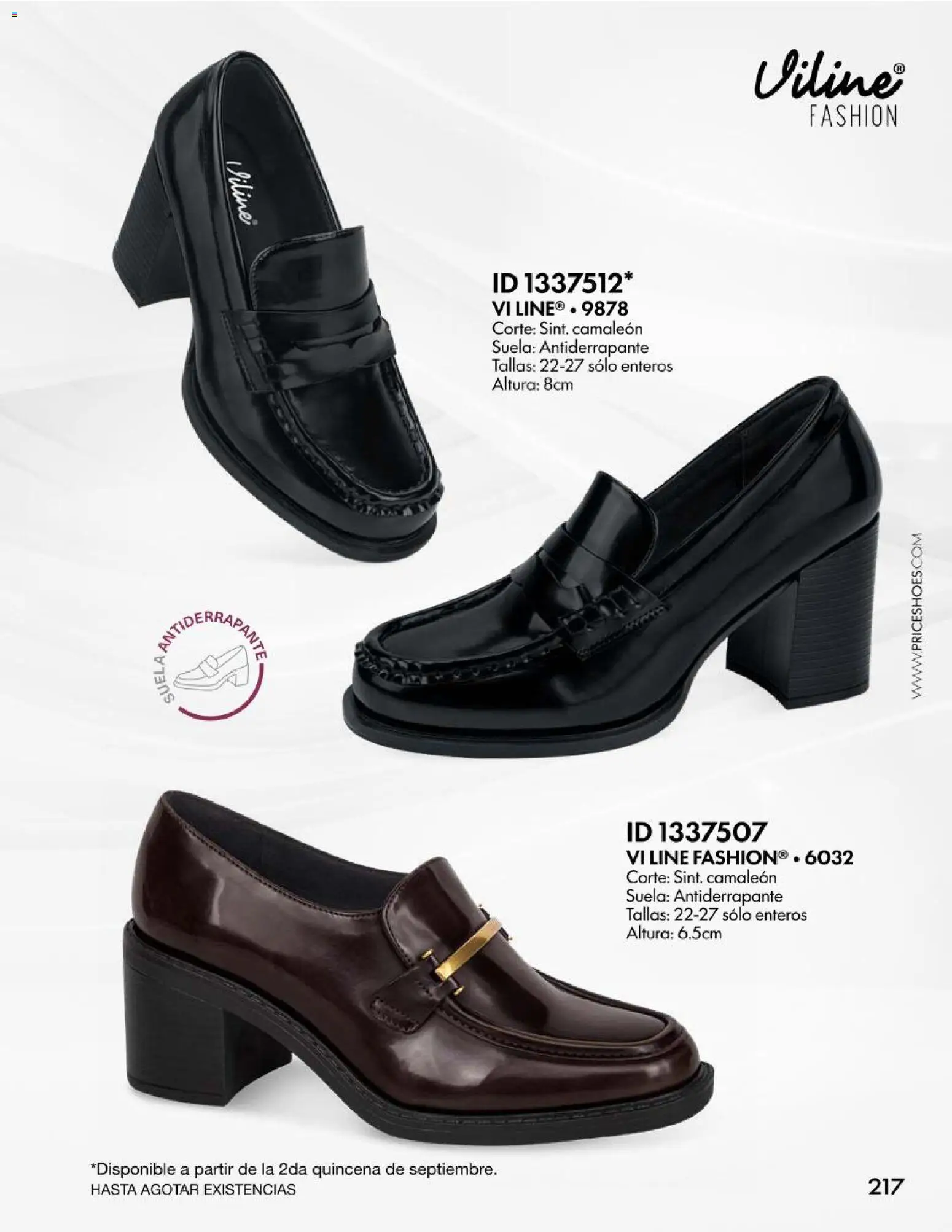 Nuevas ofertas de Price Shoes válidas en toda la República Mexicana desde el 28/08/2026. ¡Encuentra las mejores ofertas en Price Shoes catálogo Vestir Casual! | Página: 217