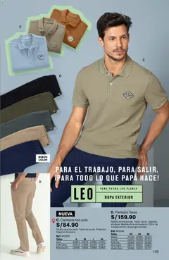 Vista previa de folleto Leonisa catálogo - Campaña 8 de la Leonisa válido desde 15.05.2026 | Página: 105 | Productos: Café, Ropa, Polo