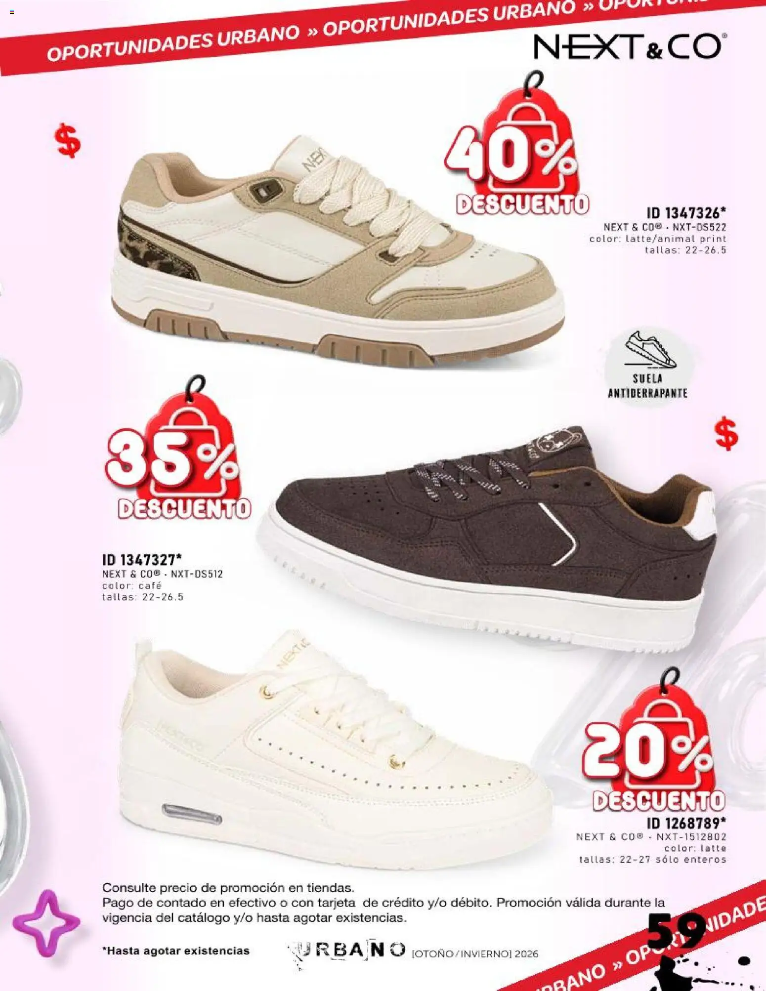 Nuevas ofertas de Price Shoes válidas en toda la República Mexicana desde el 15/10/2026. ¡Encuentra las mejores ofertas en Price Shoes catálogo Urbano! | Página: 57