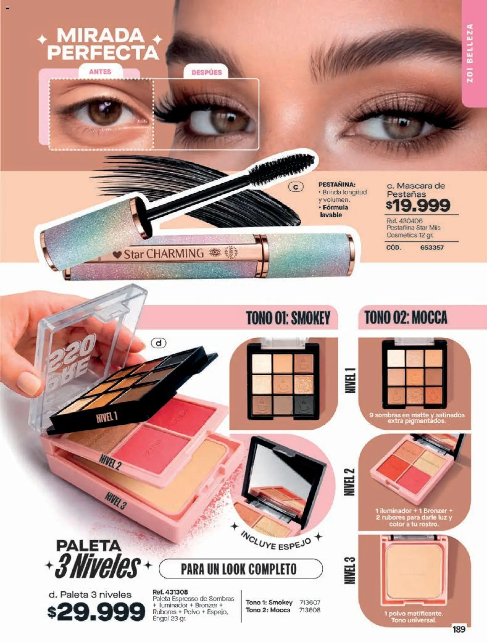 Pacifika revista - valida desde el 03.06.2026 | Página: 190 | Productos: Iluminador, Espejo, Polvo, Máscara
