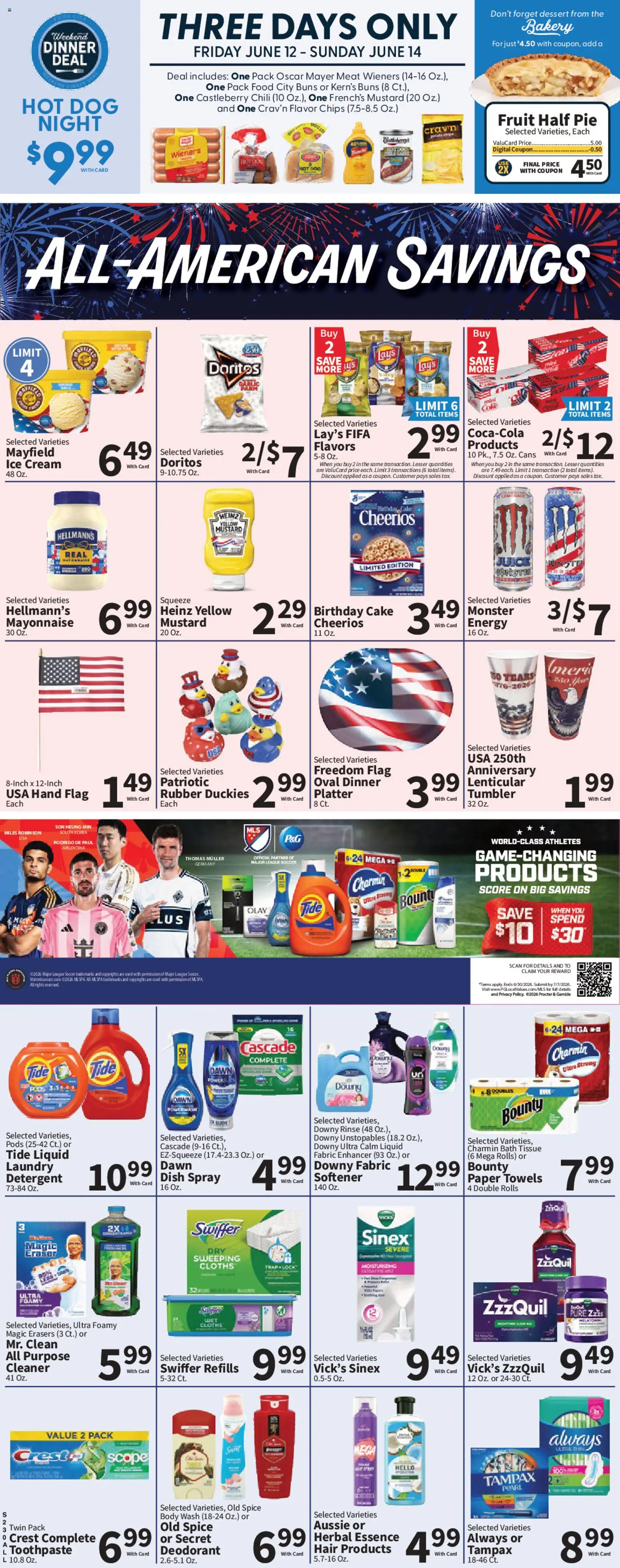 Food City Weekly Ad - valid from 10.06.2026 | Page: 2 | Products: Bakery, Deodorant, Body Wash, Mayonnaise