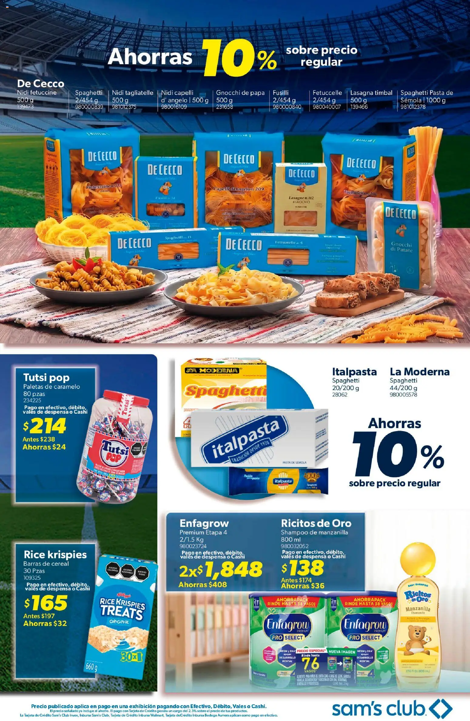 Nuevas ofertas de Sam's Club válidas en toda la República Mexicana desde el 03.06.2026. ¡Encuentra las mejores ofertas en Sam's Club catálogo! | Página: 2 | Productos: Papa, Leche, Pasta, Sobre