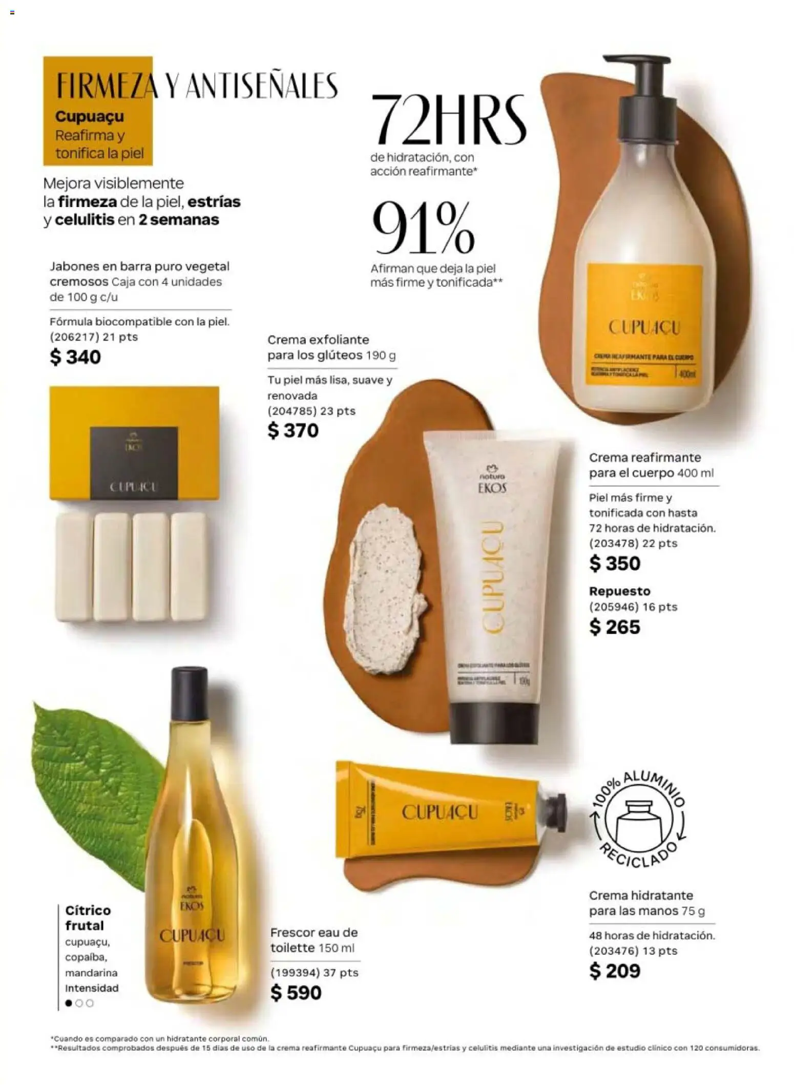 Nuevas ofertas de Natura válidas en toda la República Mexicana desde el 10/07/2026. ¡Encuentra las mejores ofertas en Natura campaña 11 2026! | Página: 109 | Productos: Crema, Exfoliante, Barra, Caja