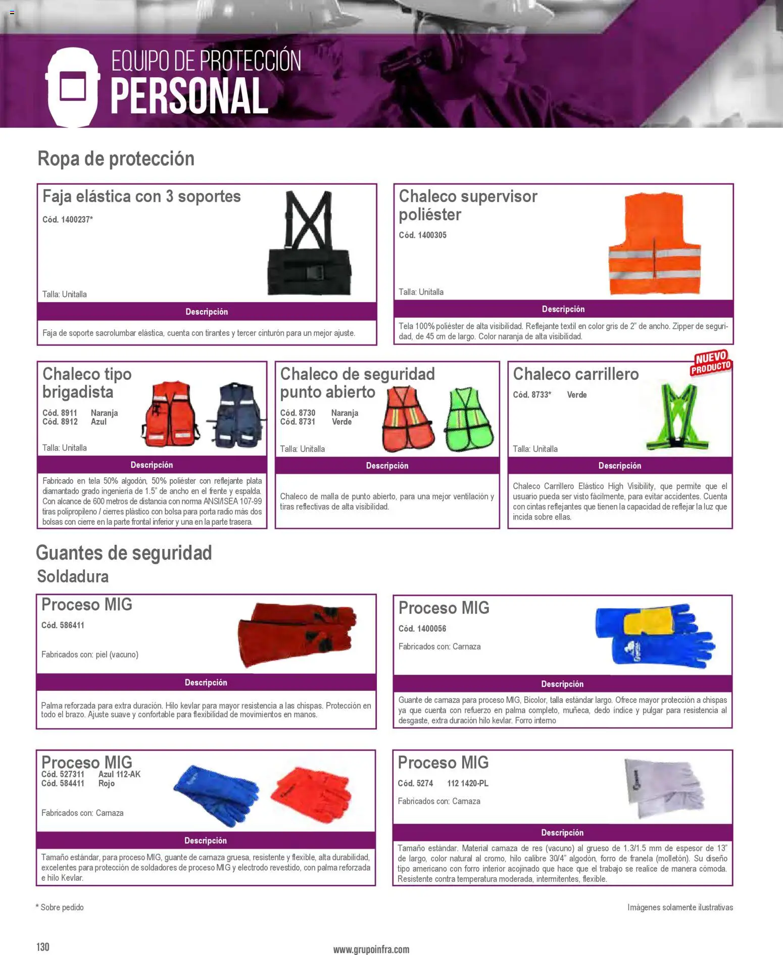 Nuevas ofertas de Infra válidas en toda la República Mexicana desde el 01/01/2026. ¡Encuentra las mejores ofertas en Infra catálogo! | Página: 132 | Productos: Res, Tirantes, Malla, Guante