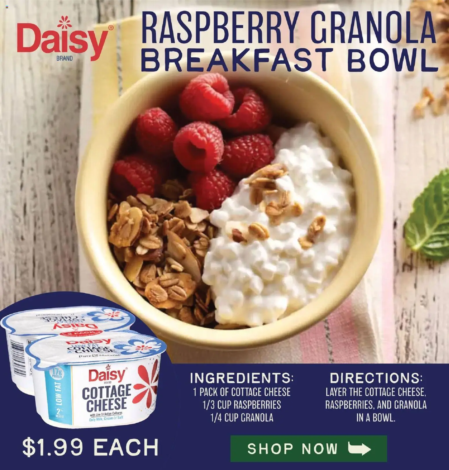 Lowes Foods Weekly Ad - valid from 08/05/2026 | Page: 9 | Products: Cream, Cottage cheese, Salt, Raspberry