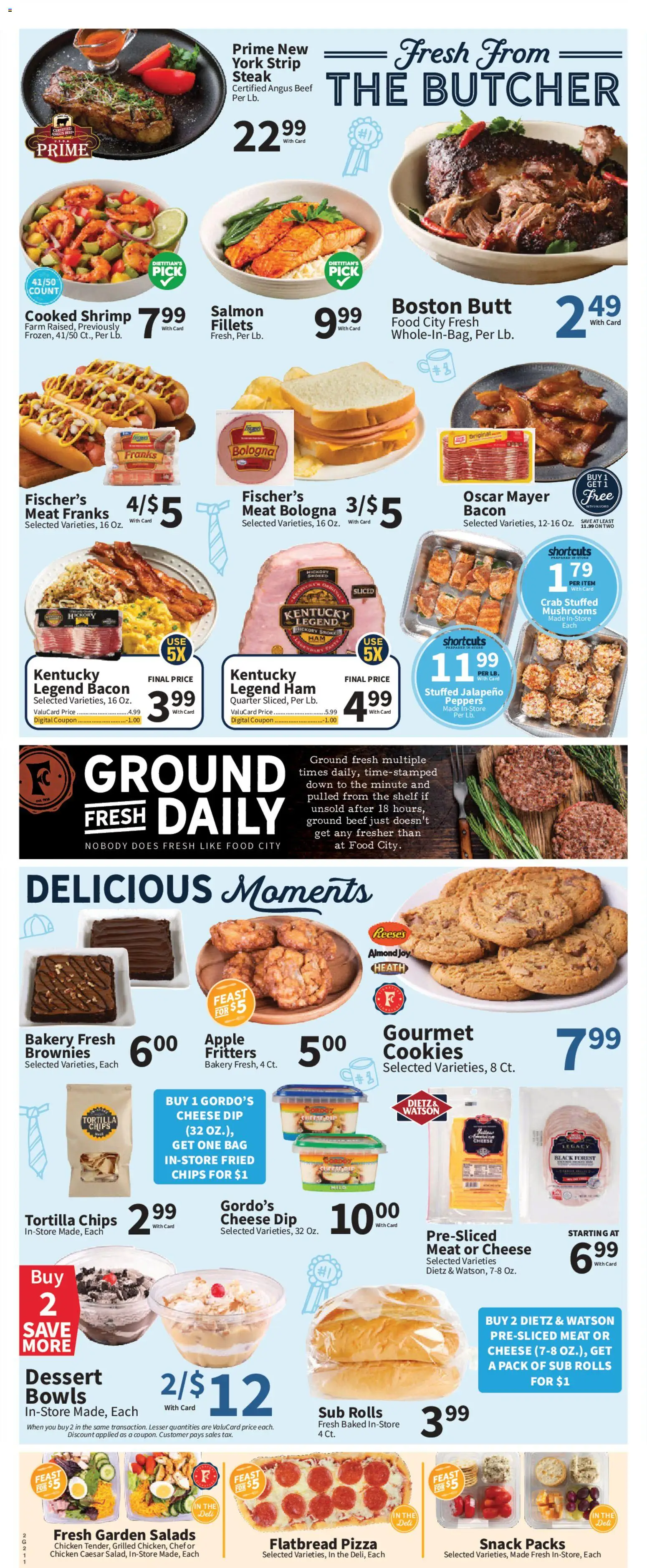 Food City Weekly Ad - valid from 17.06.2026 | Page: 4 | Products: Shelf, Peppers, Ham, Cookies