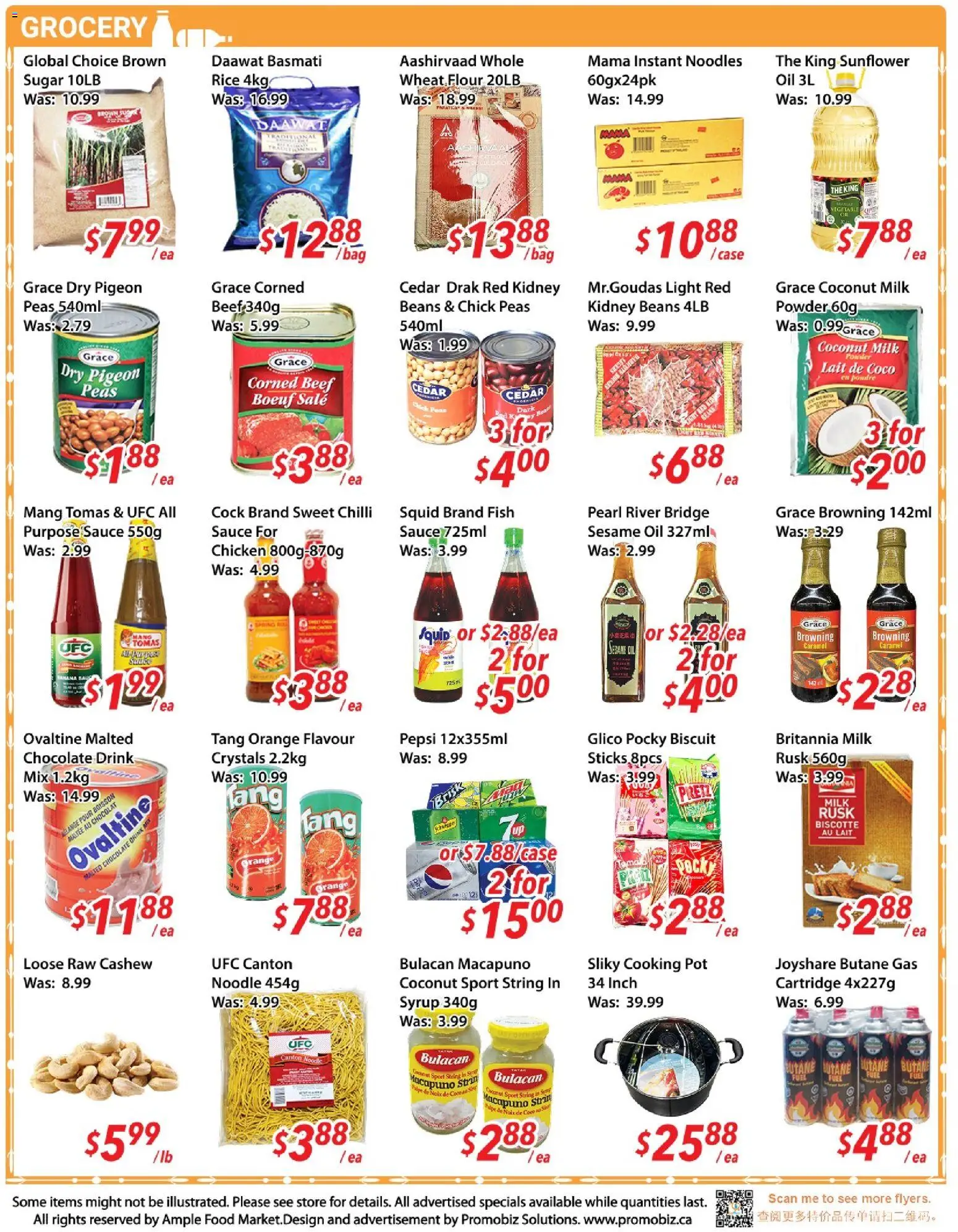 Ample Food Market flyer valid from 06.03.2026 | Page: 3 | Products: Fish, Case, Powder, Chicken