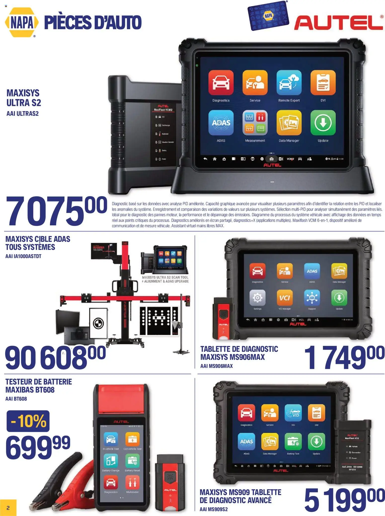 NAPA Auto Parts flyer valid from Sep 1, 2026 | Page: 4 | Products: Battery