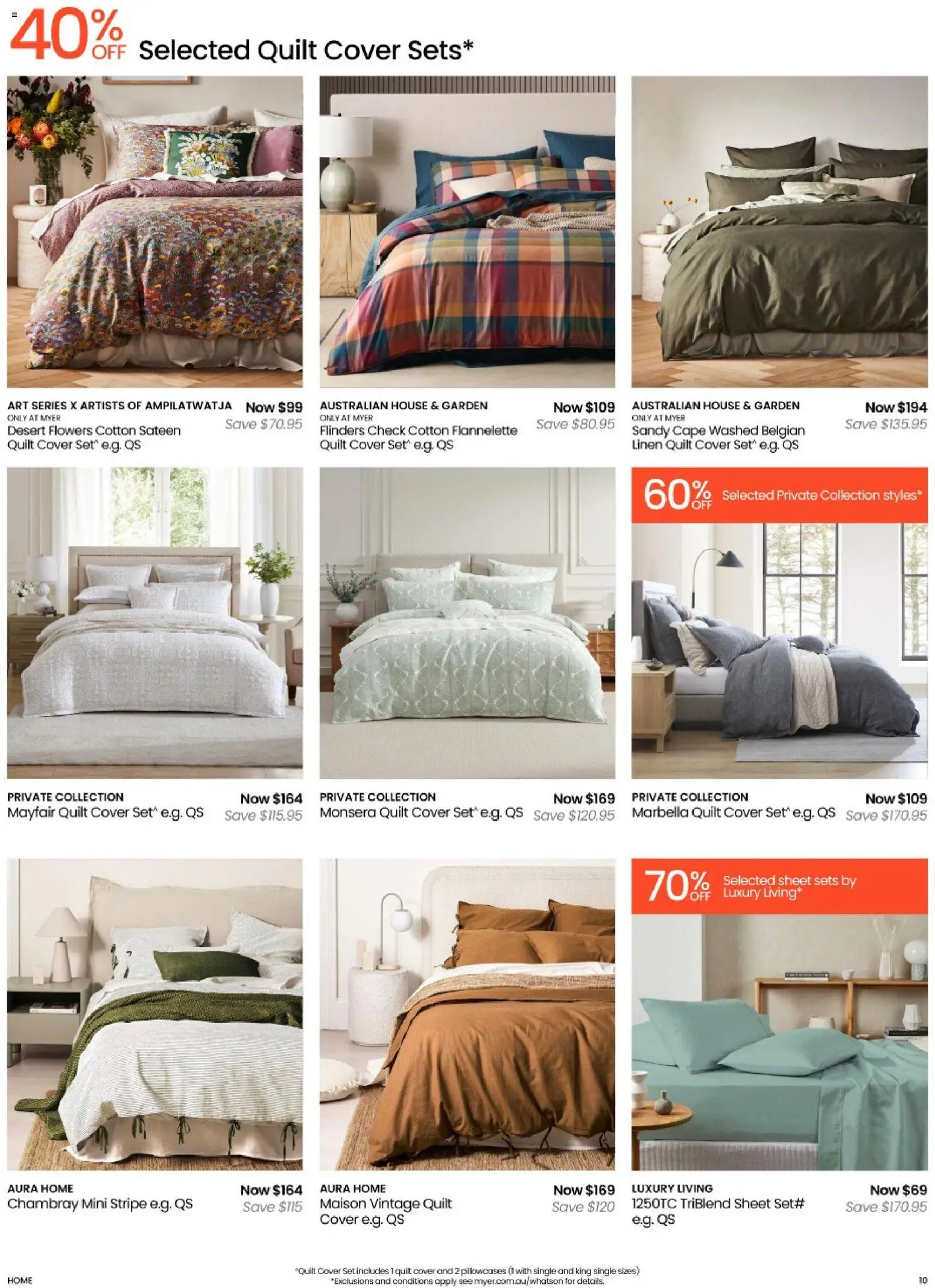 Myer catalogue - valid from 05.05.2026 | Page: 10 | Products: Linen