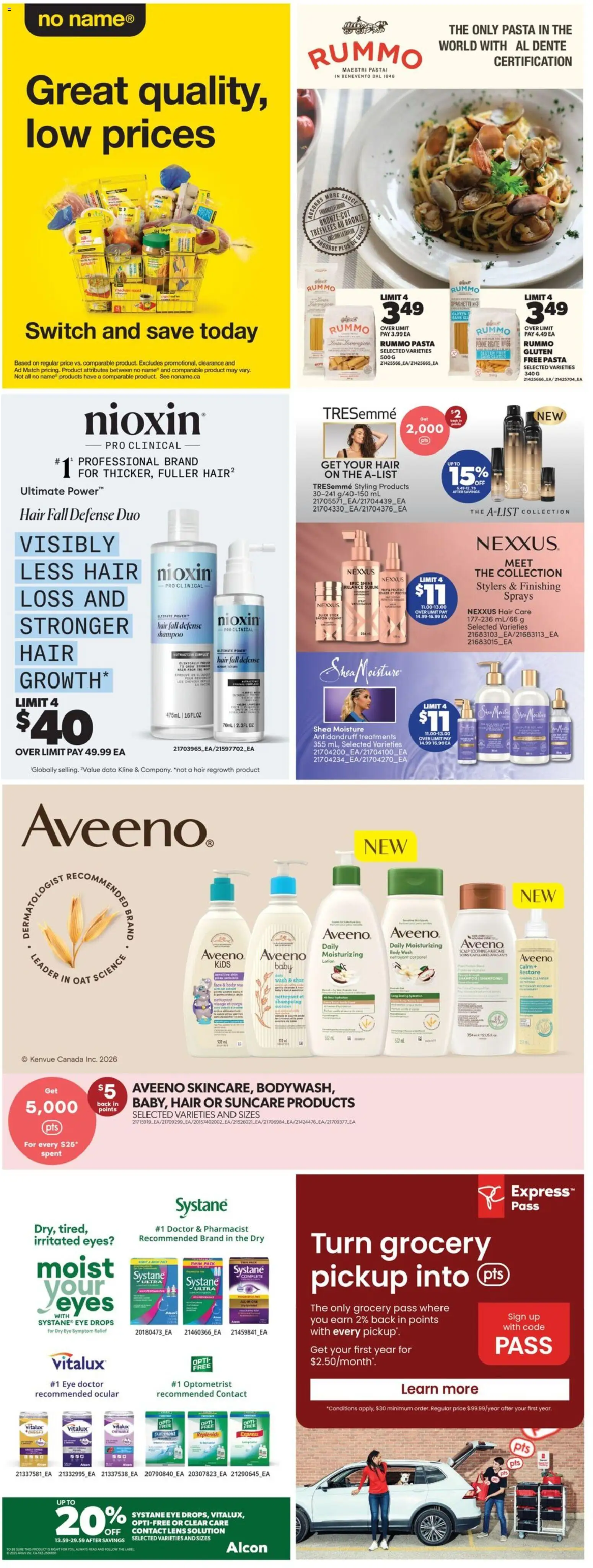 Real Canadian Superstore flyer valid from 28.05.2026 | Page: 44 | Products: Pasta, Shampoo, Body wash
