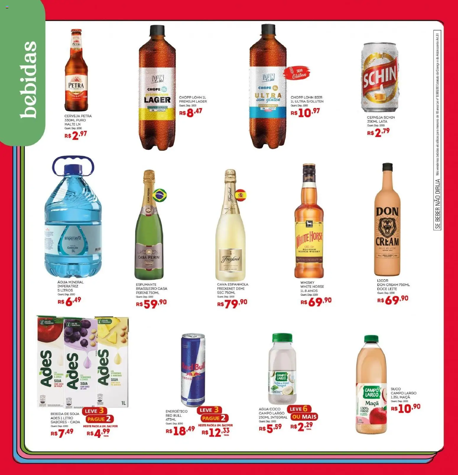 Bistek Supermercados Folheto - válido de 09/09/2026 | Página: 10 | Produtos: Energético, Uva, Bebidas, Doce