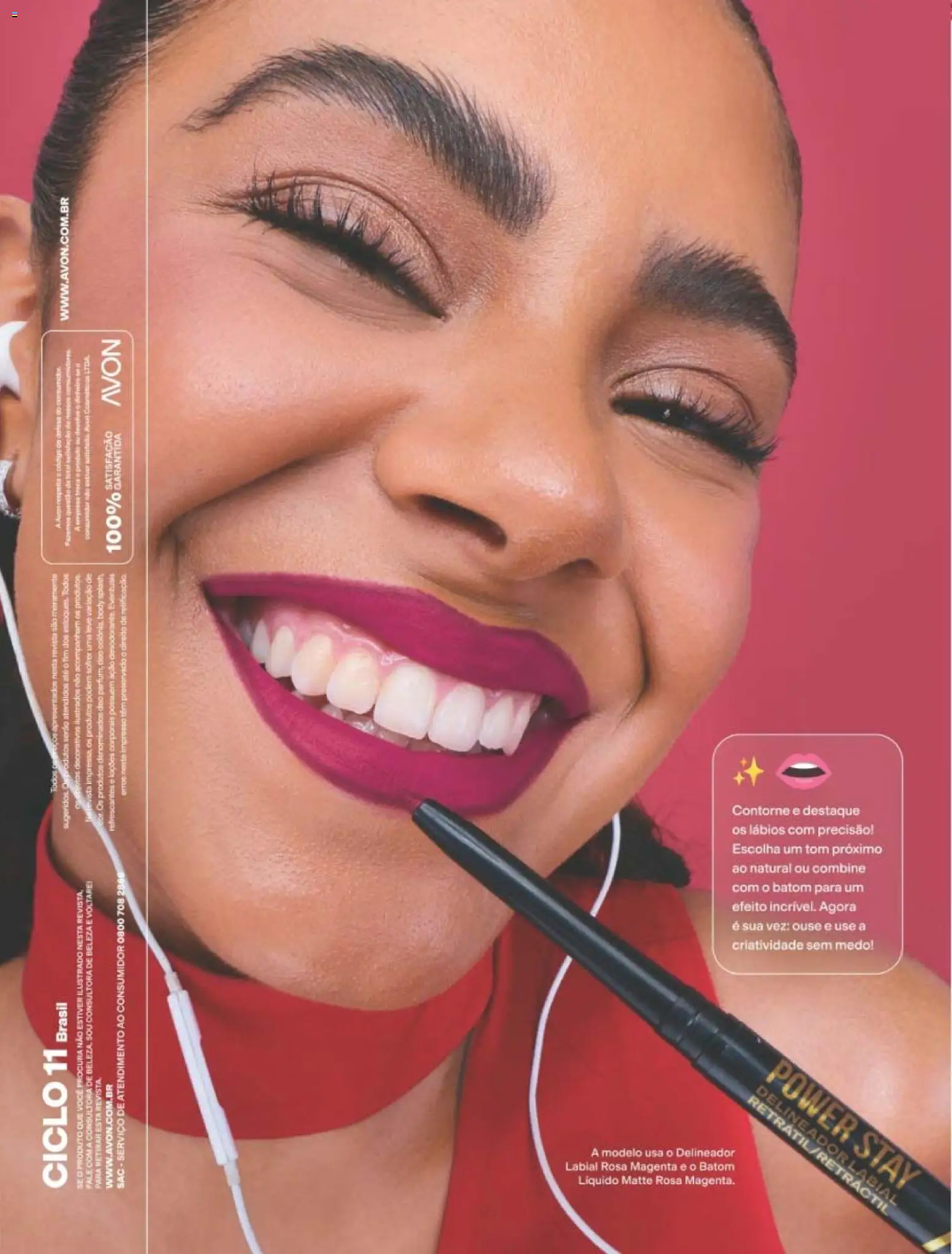 Avon Folheto - válido de 29/06/2026 | Página: 167 | Produtos: Delineador, Batom, Revista, Body